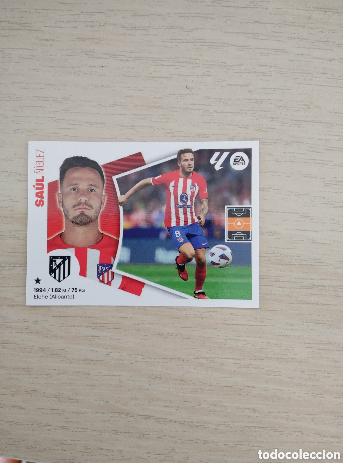 Cromos de f&uacute;tbol: 12 B SAUL ATLETICO MADRID LIGA ESTE 2024 2025