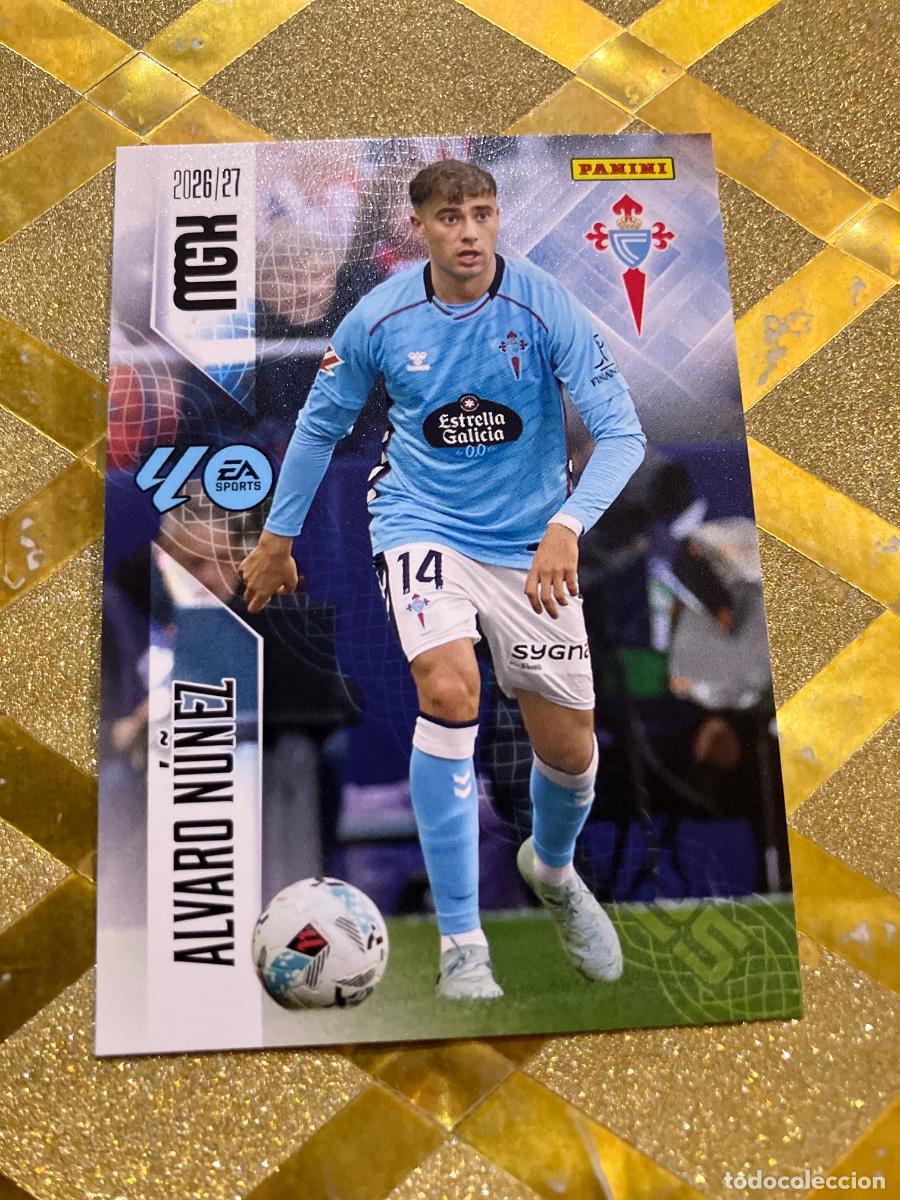 Cromos de f&uacute;tbol: CROMO DE FUTBOL NUMERO 113 ALVARO NU&Ntilde;EZ CELTA DE VIGO LIGA 2026 2027 MEGACRAKS MGK PANINI !