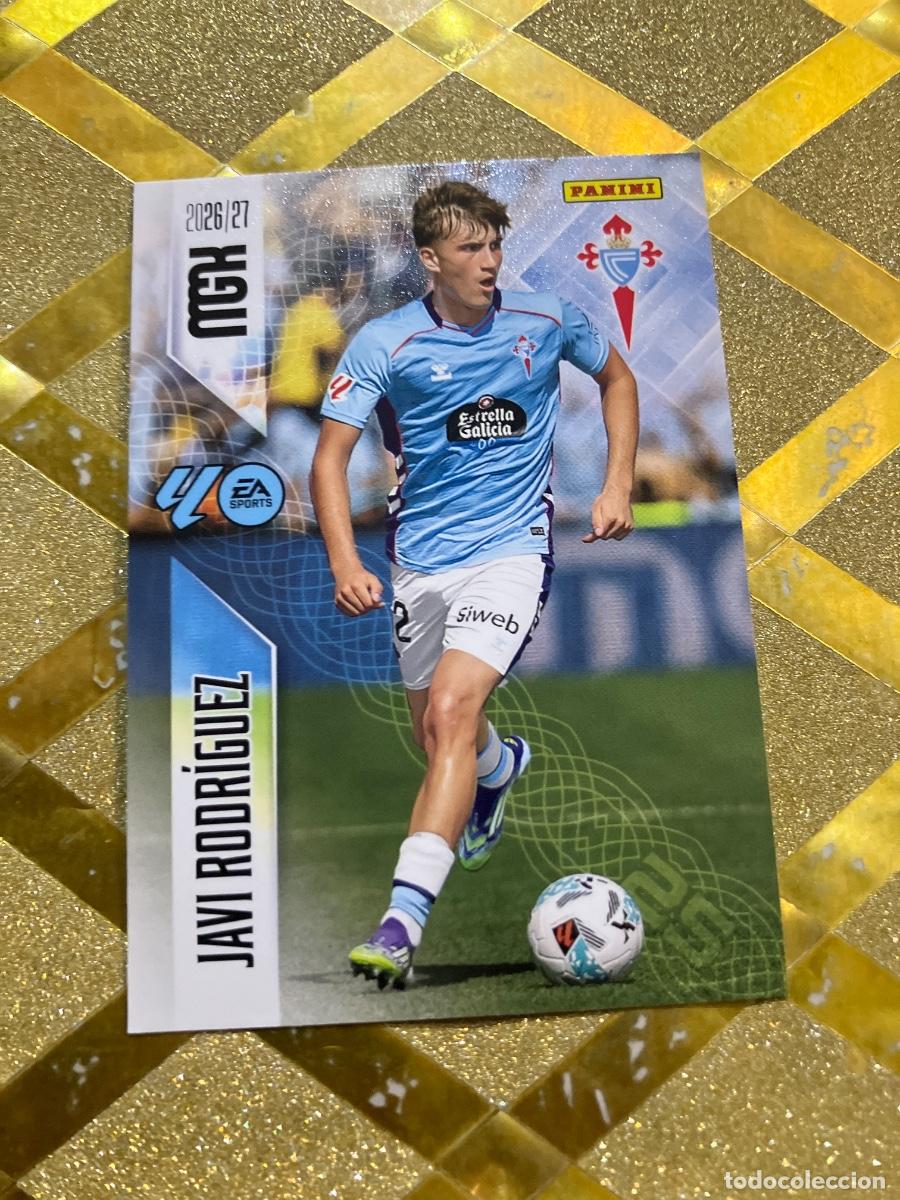 Cromos de f&uacute;tbol: CROMO DE FUTBOL NUMERO 114 JAVI RODRIGUEZ CELTA DE VIGO LIGA 2026 2027 MEGACRAKS MGK PANINI !