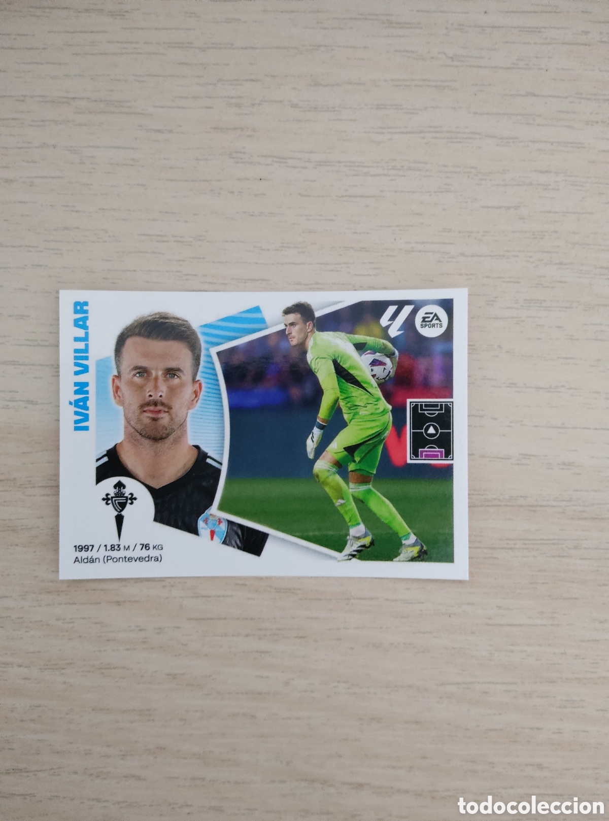 Cromos de f&uacute;tbol: 4 IVAN VILLAR CELTA LIGA ESTE 2024 2025
