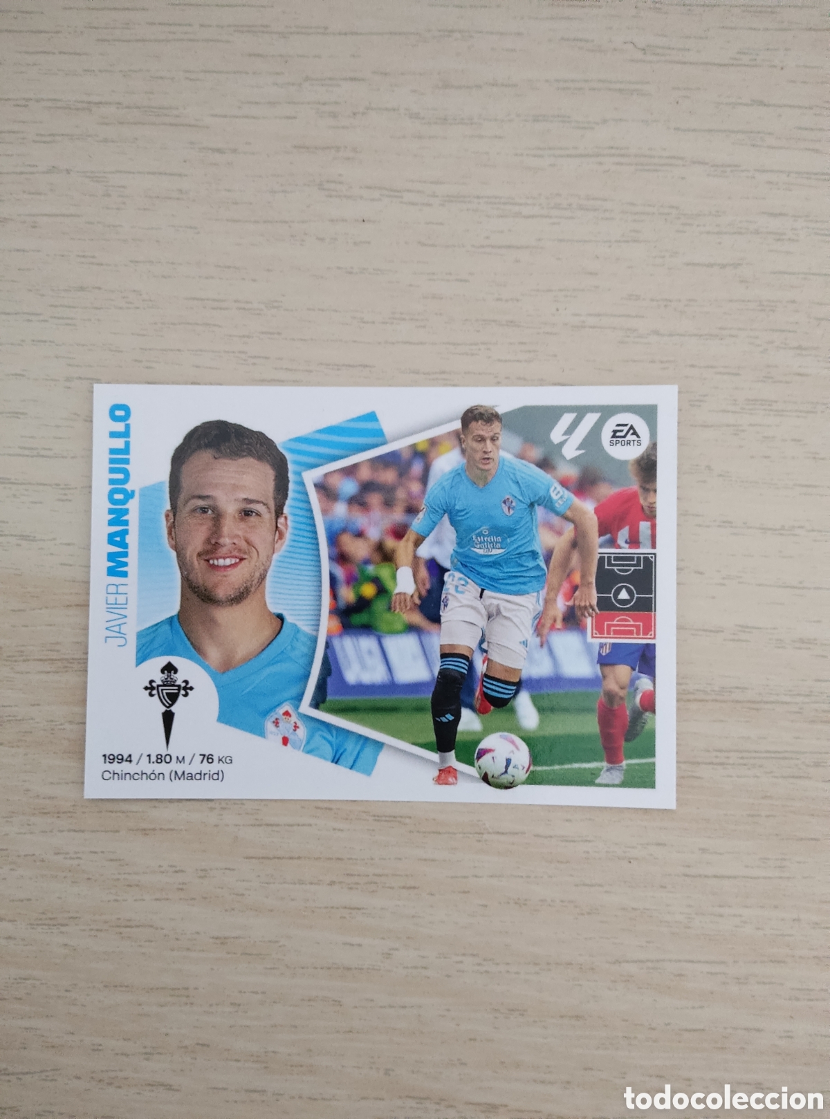 Cromos de f&uacute;tbol: 5 MANQUILLO CELTA LIGA ESTE 2024 2025