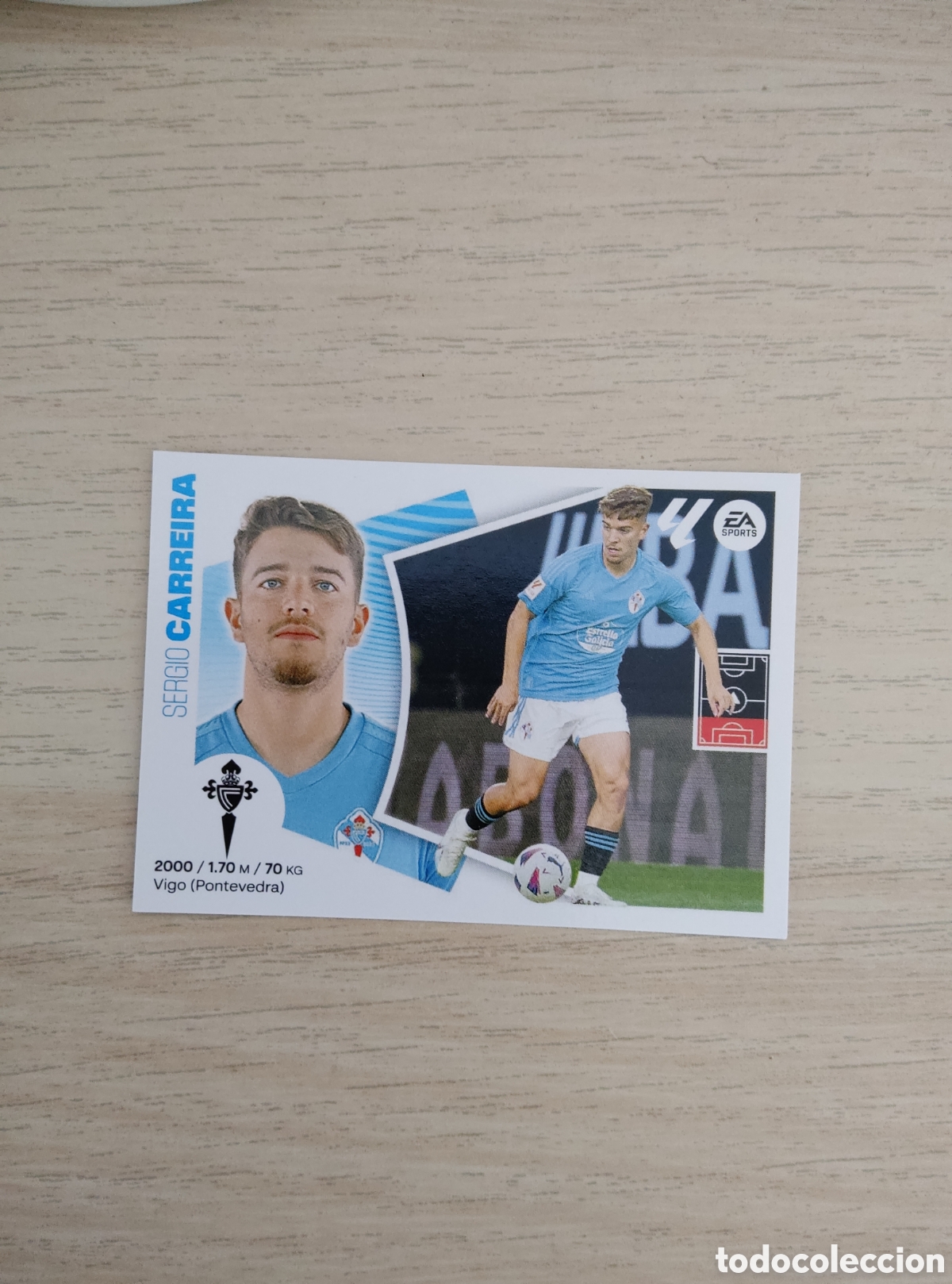 Cromos de f&uacute;tbol: 5 BIS CARREIRA CELTA LIGA ESTE 2024 2025