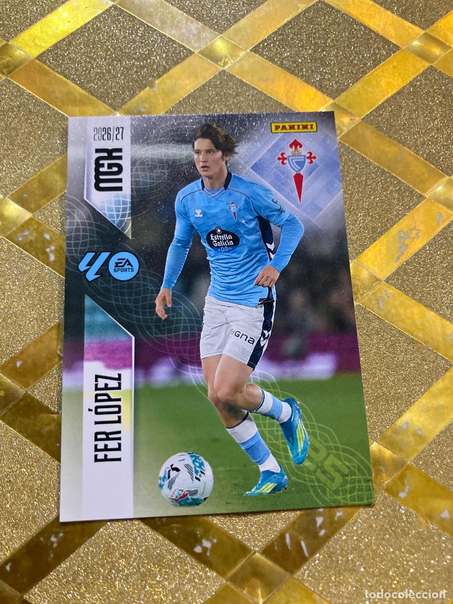 Cromos de f&uacute;tbol: CROMO DE FUTBOL NUMERO 121 FER LOPEZ CELTA DE VIGO LIGA 2026 2027 MEGACRAKS MGK PANINI !