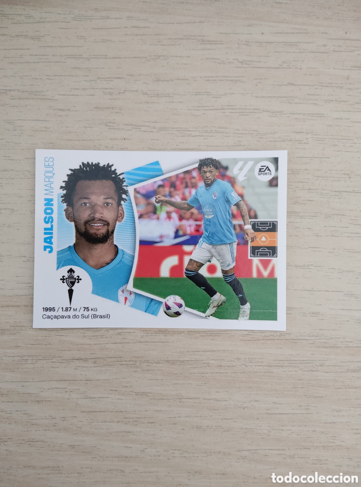 Cromos de f&uacute;tbol: 11 JAILSON CELTA LIGA ESTE 2024 2025