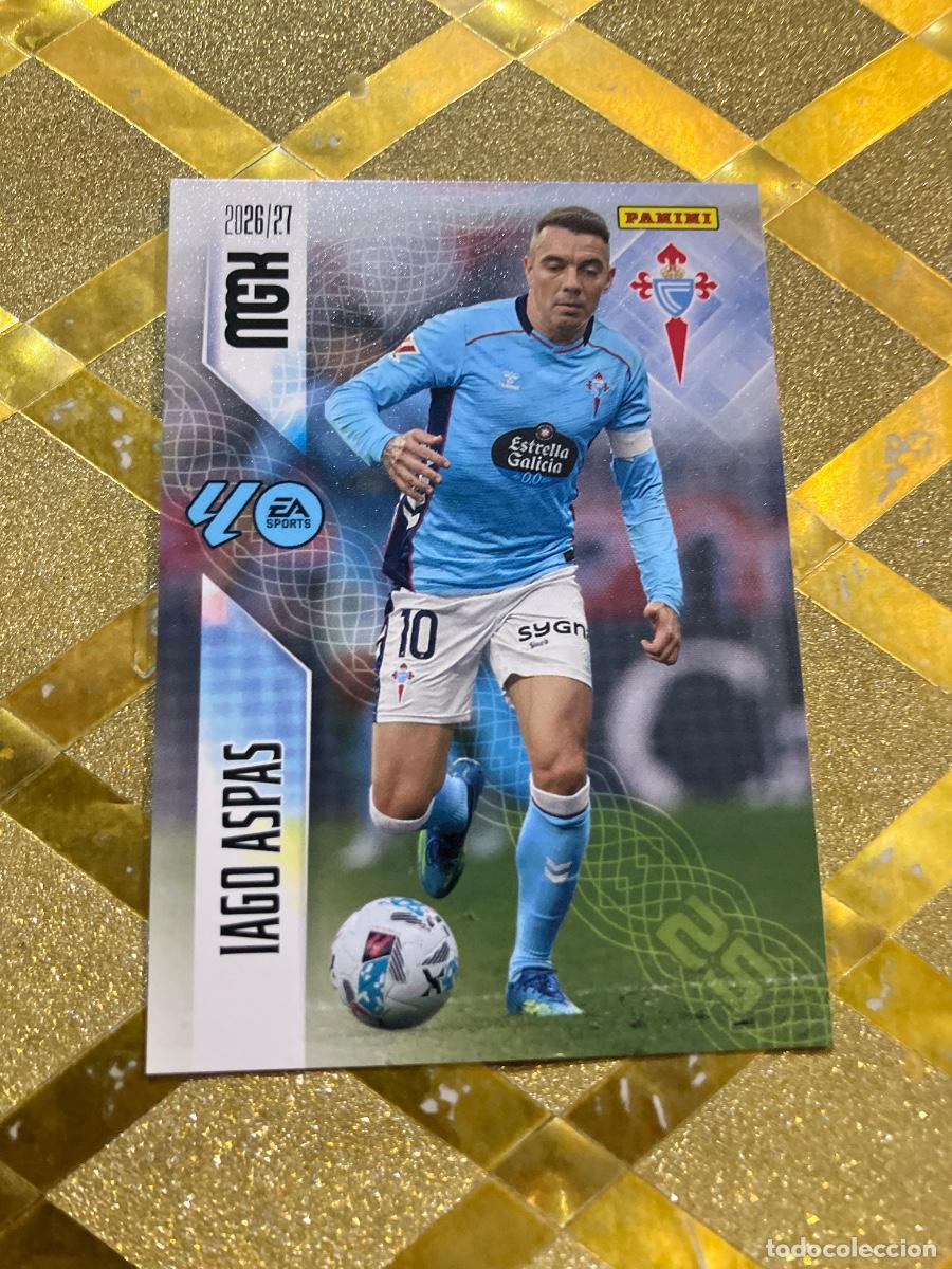 Cromos de f&uacute;tbol: CROMO DE FUTBOL NUMERO 124 IAGO ASPAS CELTA DE VIGO LIGA 2026 2027 MEGACRAKS MGK PANINI !