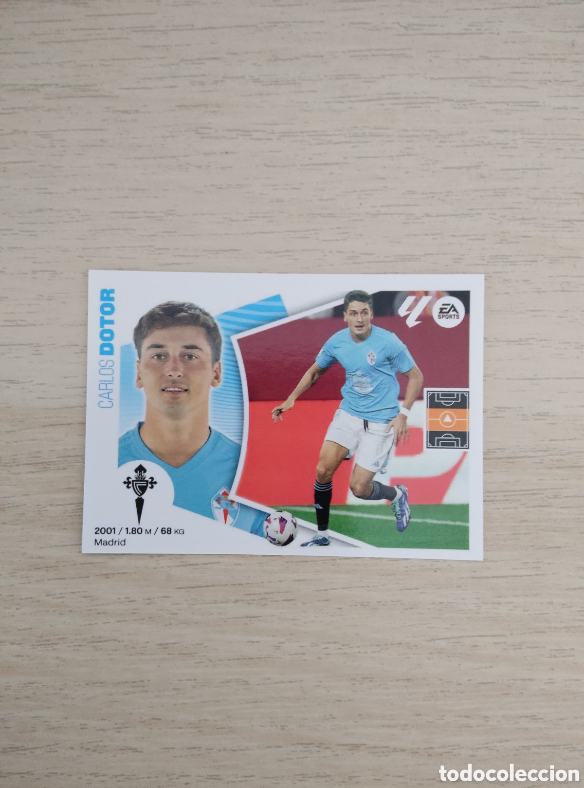 Cromos de f&uacute;tbol: 15 A CARLOS DOTOR CELTA LIGA ESTE 2024 2025