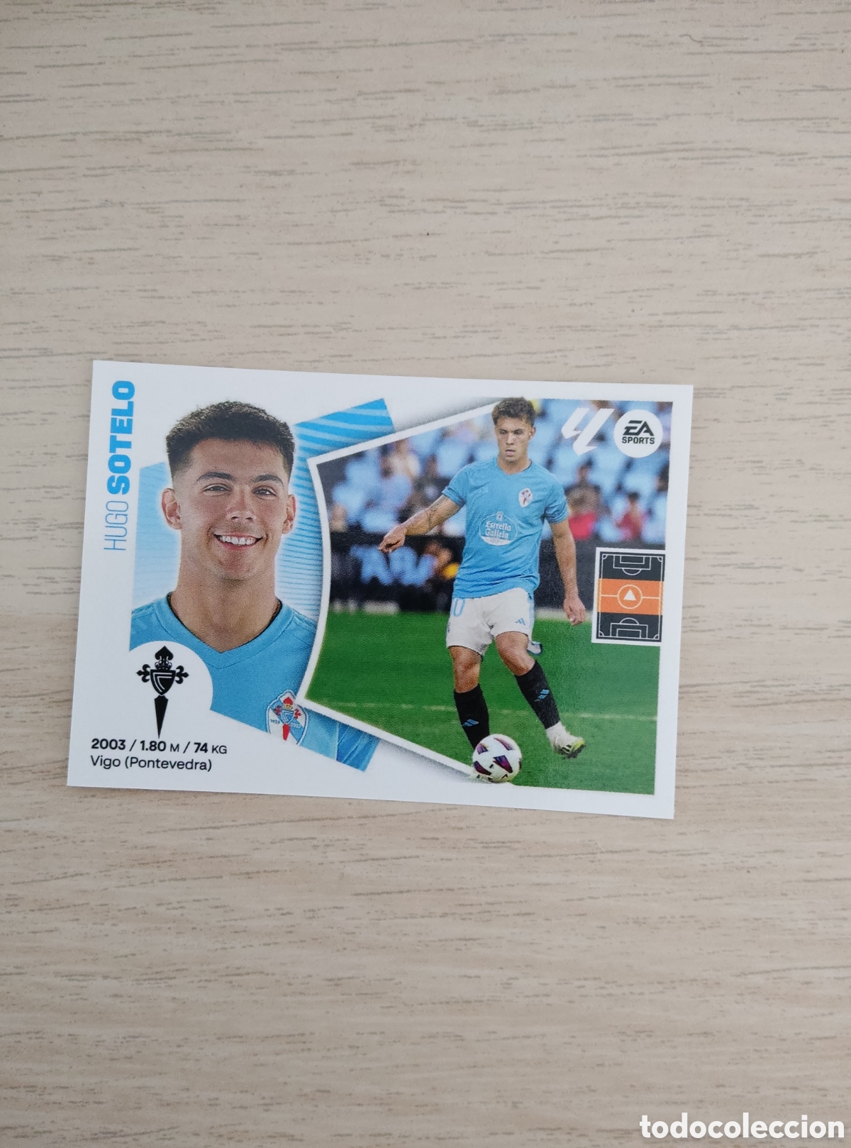 Cromos de f&uacute;tbol: 15 B SOTELO CELTA LIGA ESTE 2024 2025