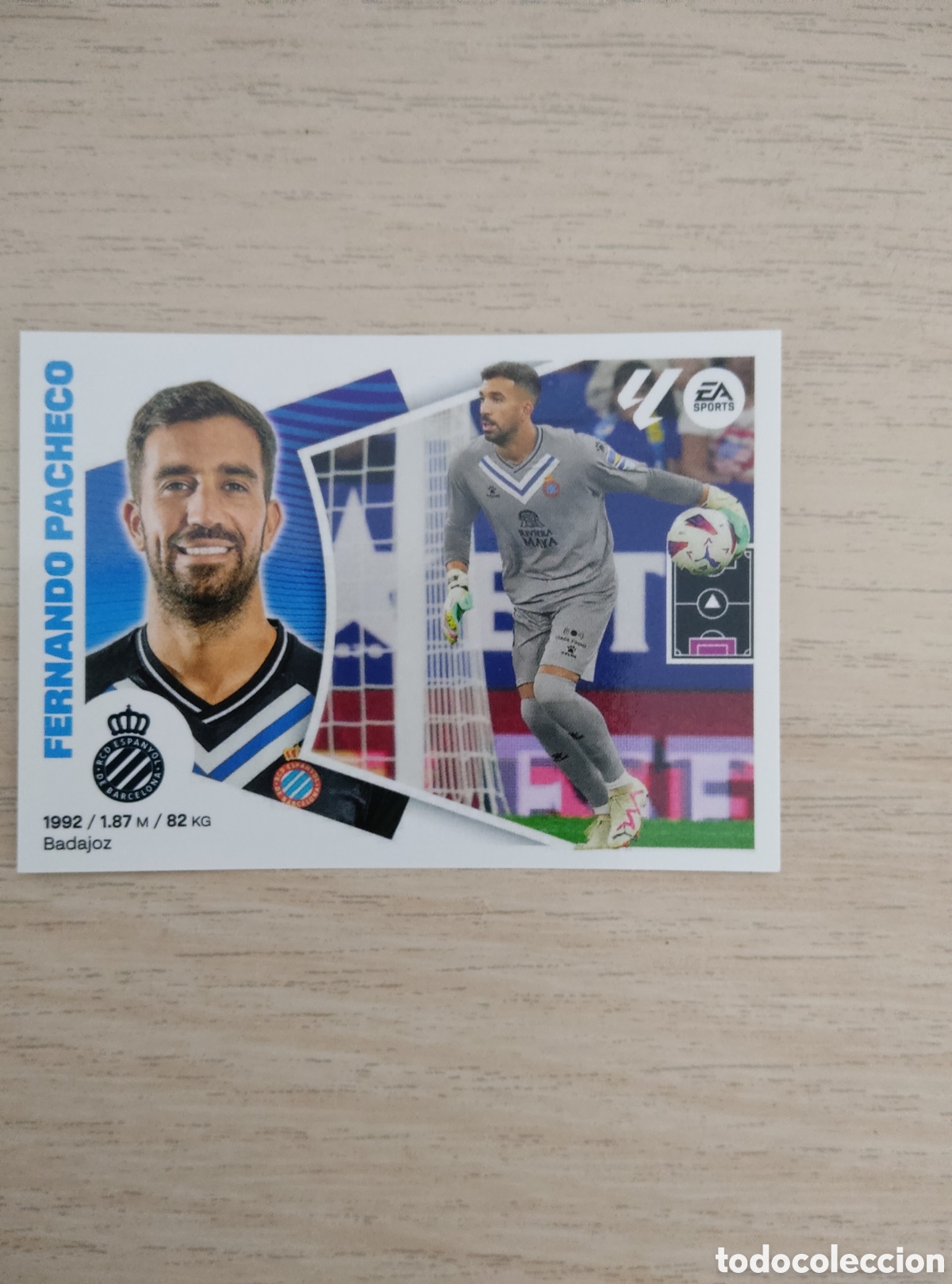 Cromos de f&uacute;tbol: 4 FERNANDO PACHECO ESPANYOL LIGA ESTE 2024 2025