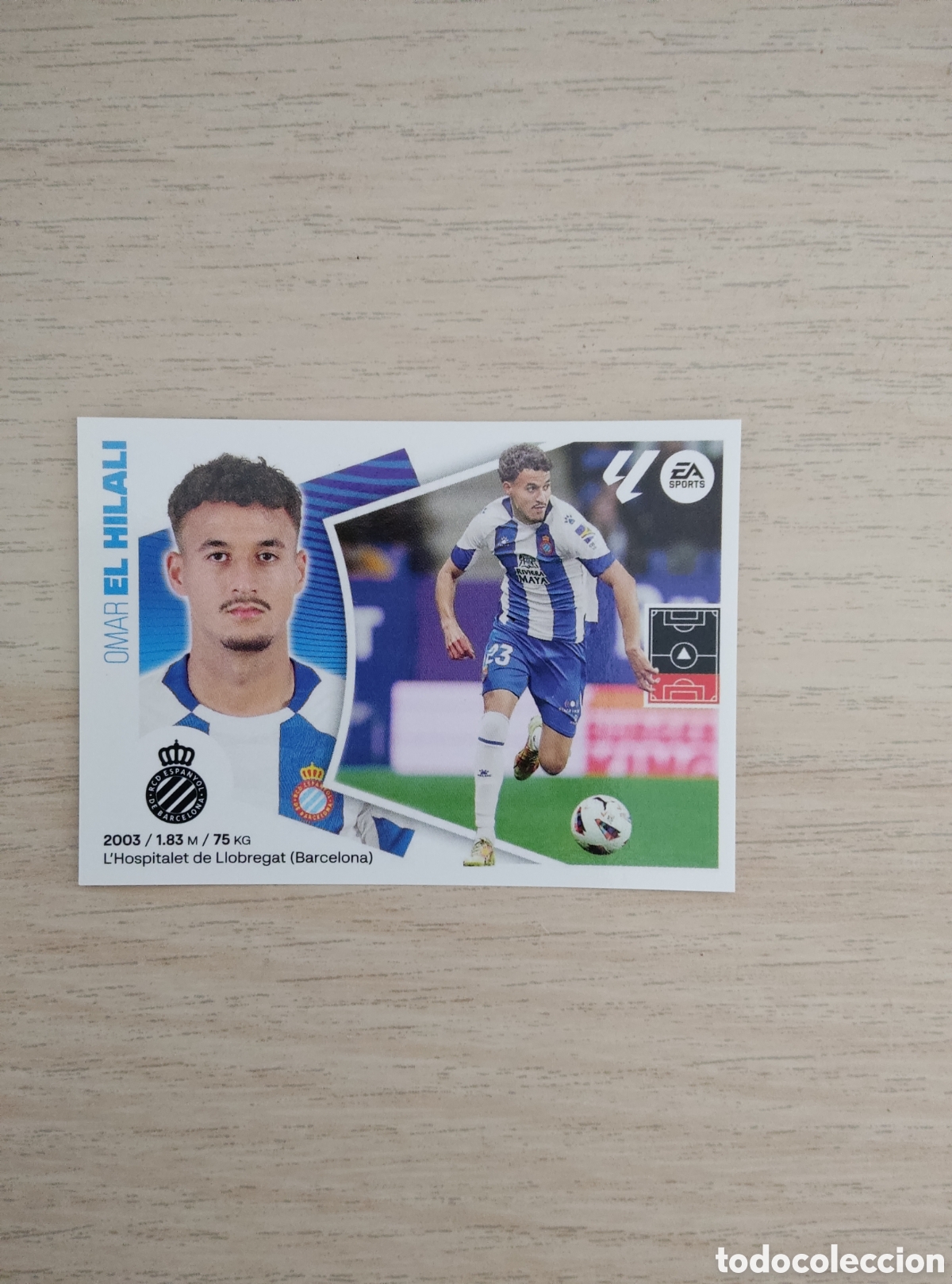 Cromos de f&uacute;tbol: 5 EL HILALI ESPANYOL LIGA ESTE 2024 2025