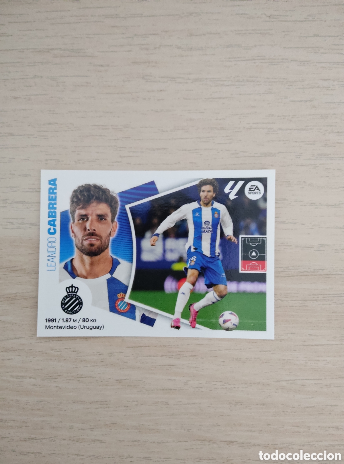 Cromos de f&uacute;tbol: 8 CABRERA ESPANYOL LIGA ESTE 2024 2025