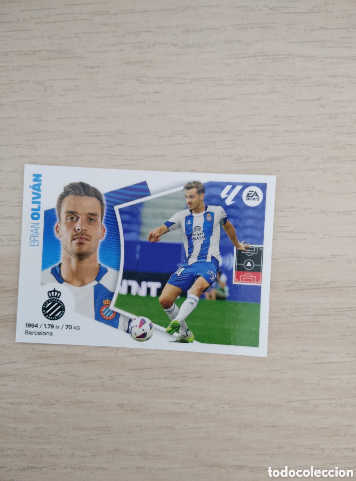 Cromos de f&uacute;tbol: 9 OLIVAN ESPANYOL LIGA ESTE 2024 2025