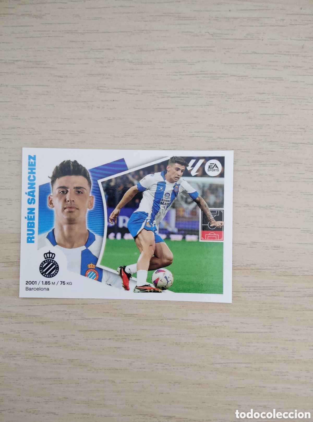 Cromos de f&uacute;tbol: 10 RUBEN SANCHEZ ESPANYOL LIGA ESTE 2024 2025