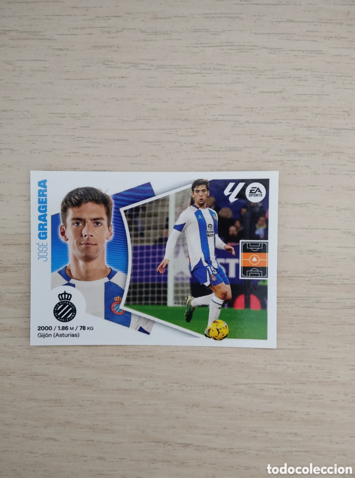 Cromos de f&uacute;tbol: 11 GRAGERA ESPANYOL LIGA ESTE 2024 2025