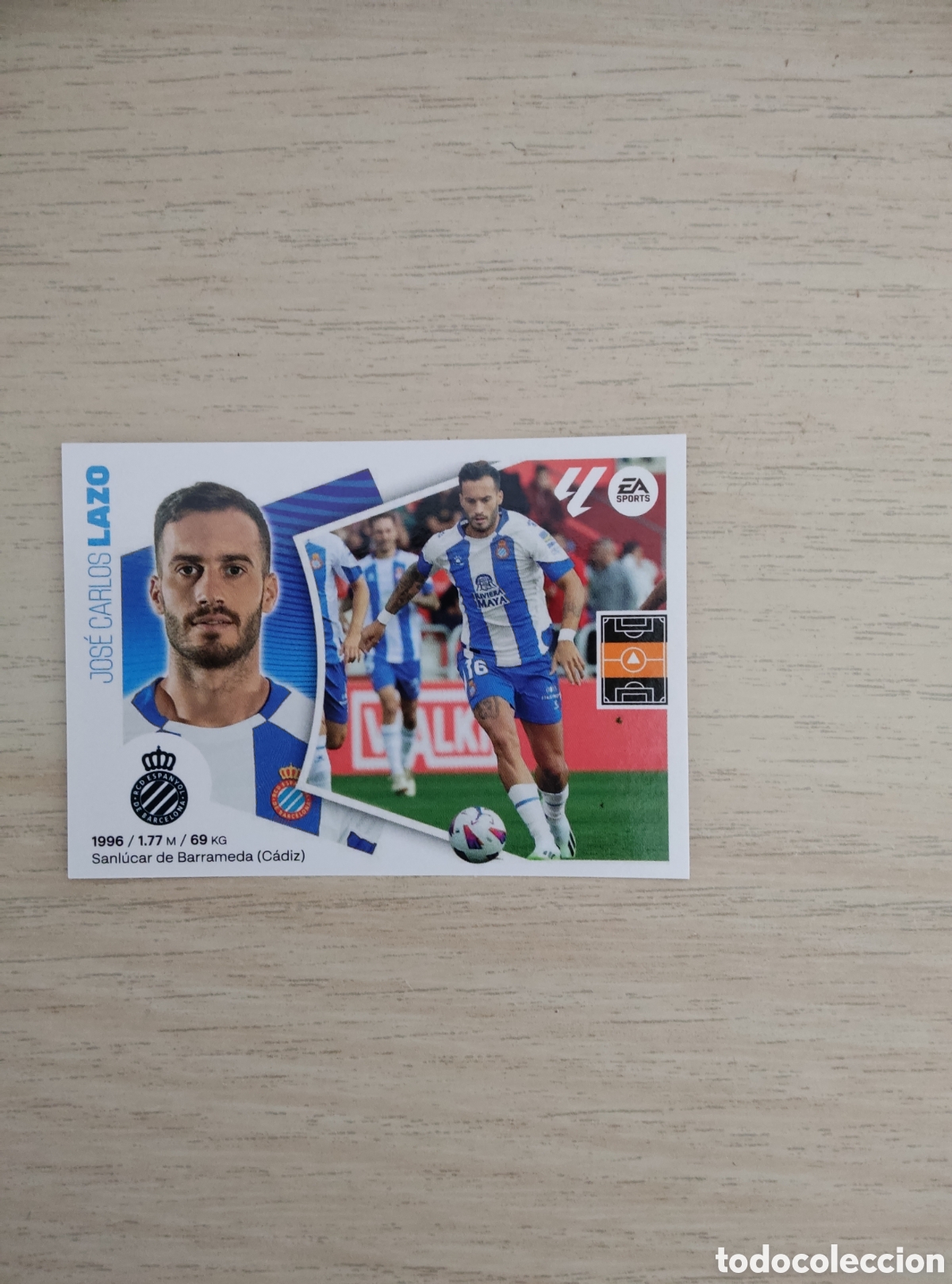 Cromos de f&uacute;tbol: 15 B LAZO ESPANYOL LIGA ESTE 2024 2025
