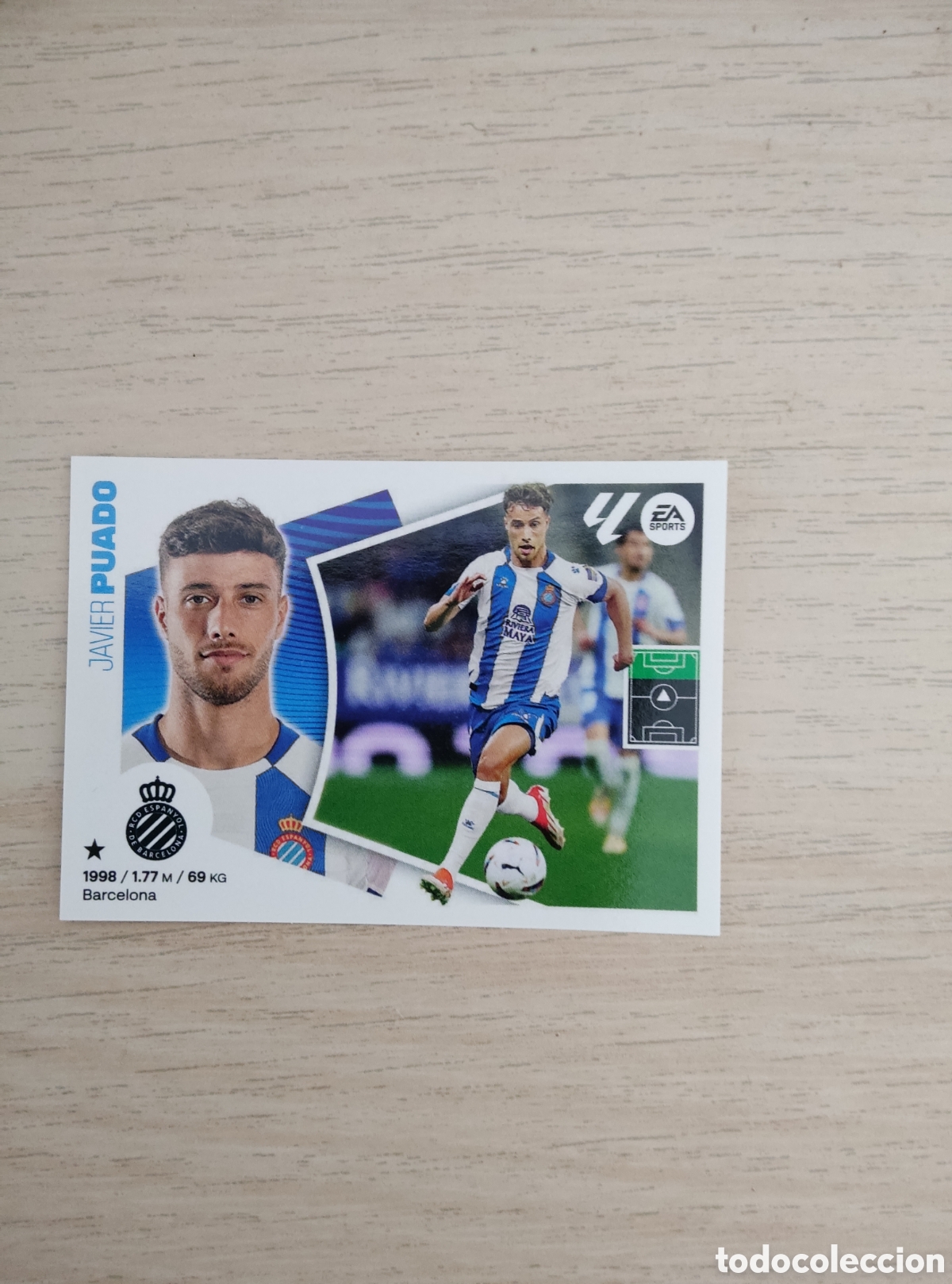 Cromos de f&uacute;tbol: 20 JAVI PUADO ESPANYOL LIGA ESTE 2024 2025