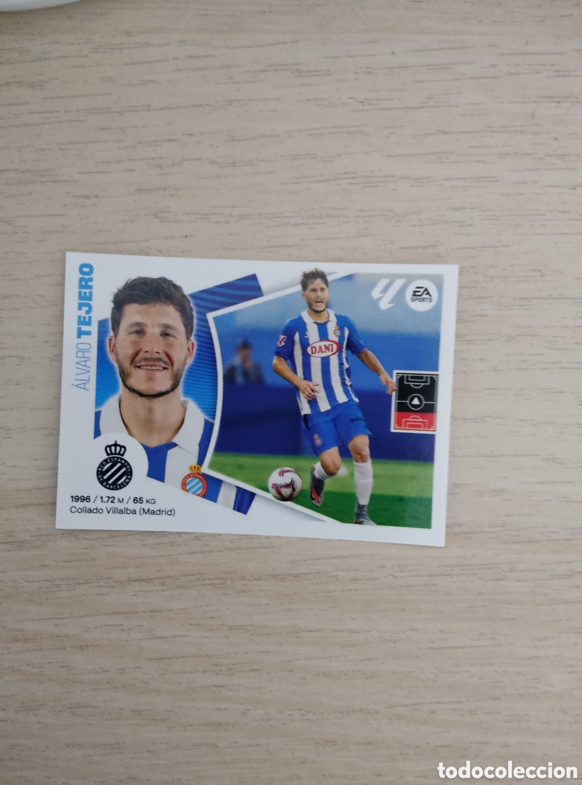 Cromos de f&uacute;tbol: 7 ALVARO TEJERO ULTIMO FICHAJE ESPANYOL LIGA ESTE 2024 2025