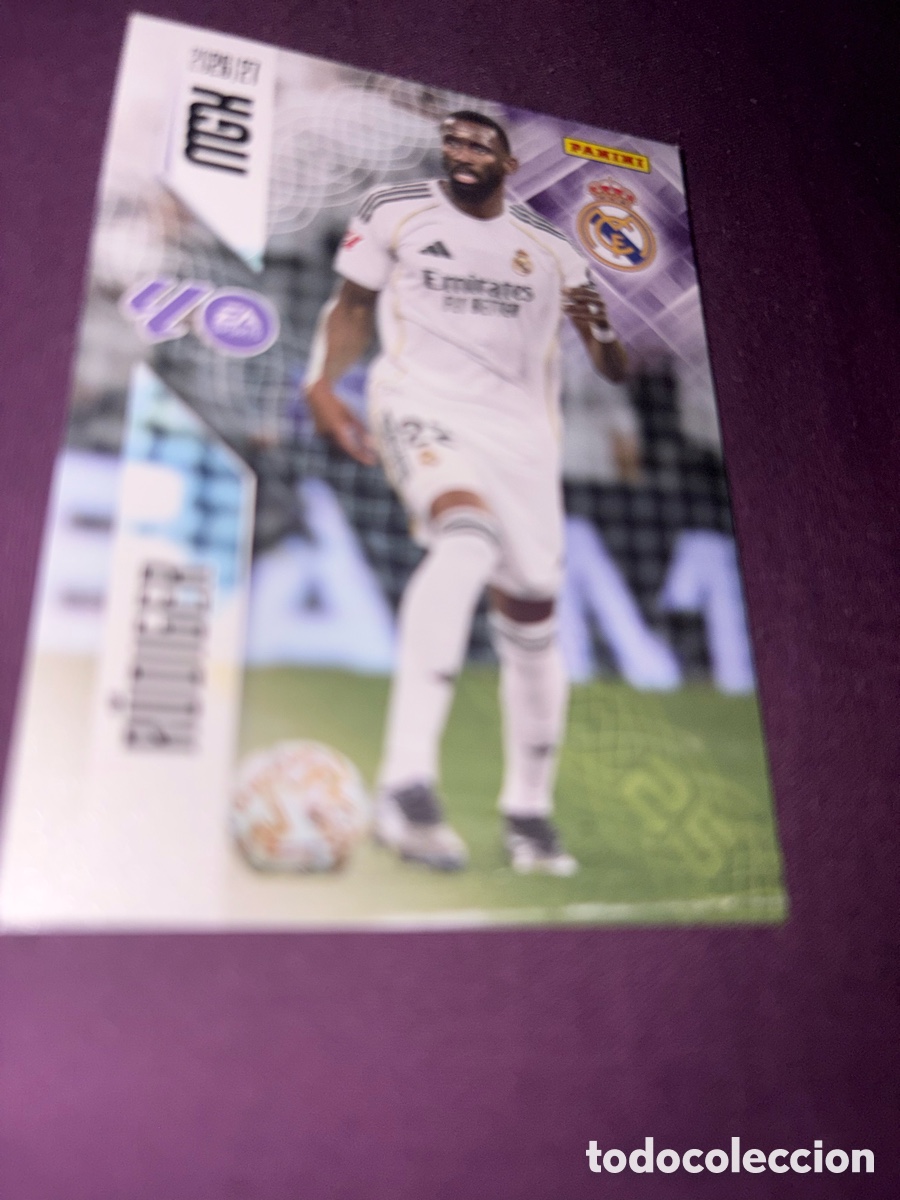 Cromos de f&uacute;tbol: MEGACRACKS 2026/27 CARD BASIC RUDIGER REAL MADRID # PANINI