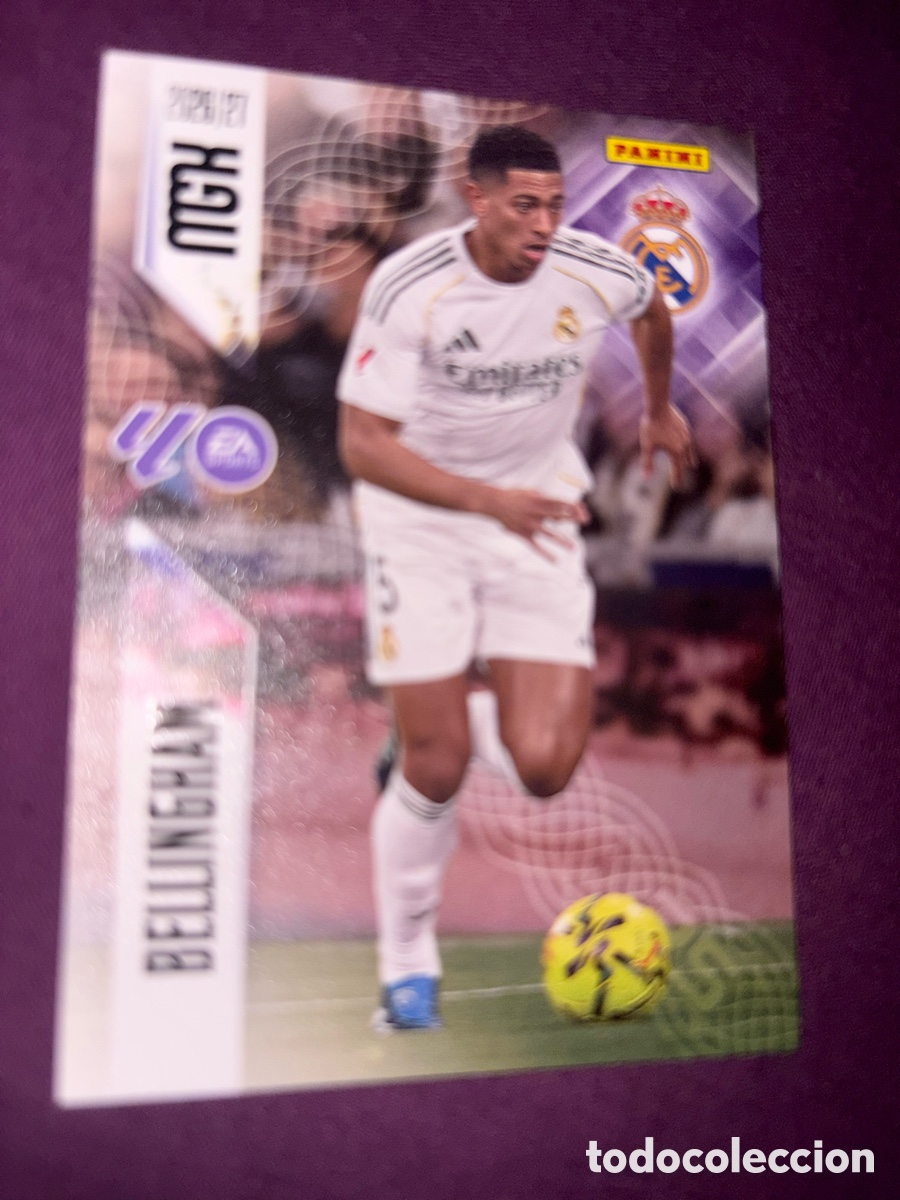 Cromos de f&uacute;tbol: MEGACRACKS 2026/27 CARD BASIC BELLINGHAM REAL MADRID # 228 PANINI