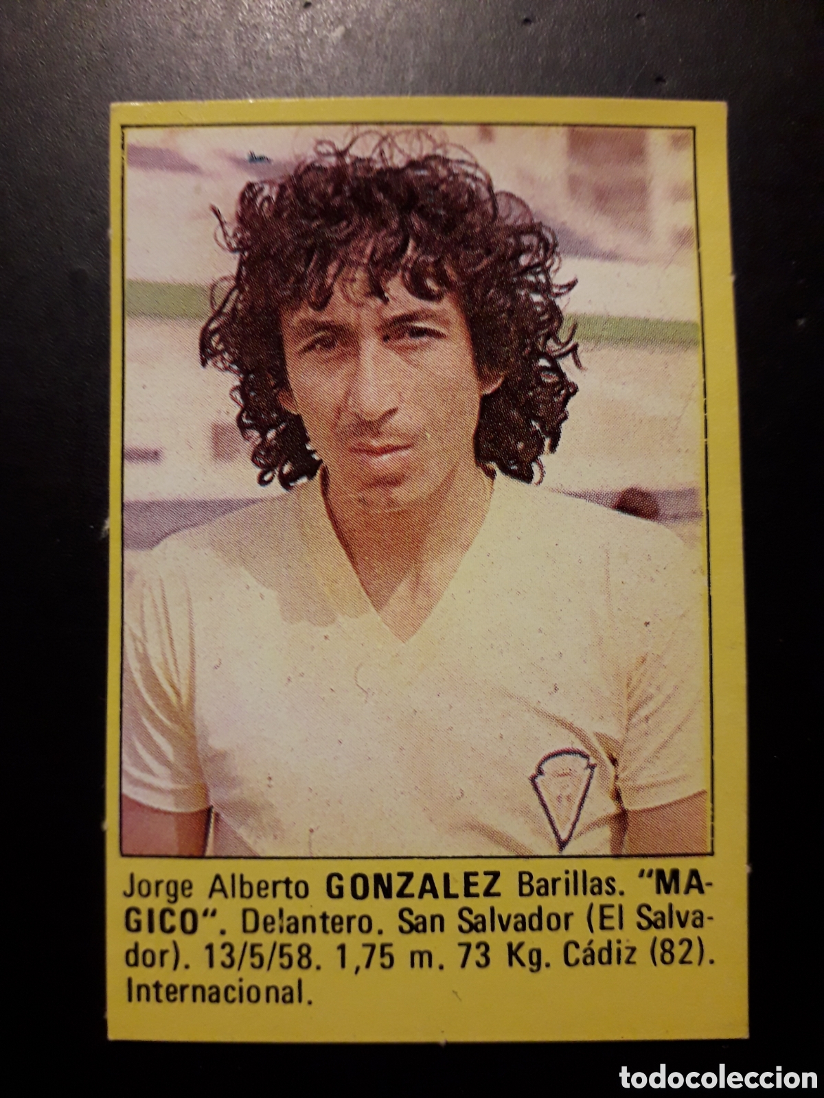 Cromos de f&uacute;tbol: M&Aacute;GICO GONZ&Aacute;LEZ C&Aacute;DIZ SUPER F&Uacute;TBOL 84 83-84 1983-1984 ROLL&Aacute;N DESPEGADO PEDIDO M&Iacute;NIMO 3&euro;