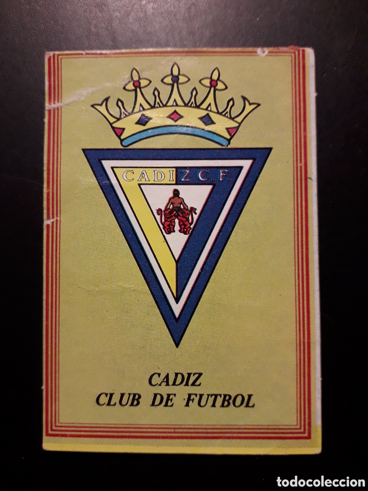 Cromos de f&uacute;tbol: ESCUDO C&Aacute;DIZ SUPER F&Uacute;TBOL 84 83-84 1983-1984 ROLL&Aacute;N DESPEGADO PEDIDO M&Iacute;NIMO 3&euro;