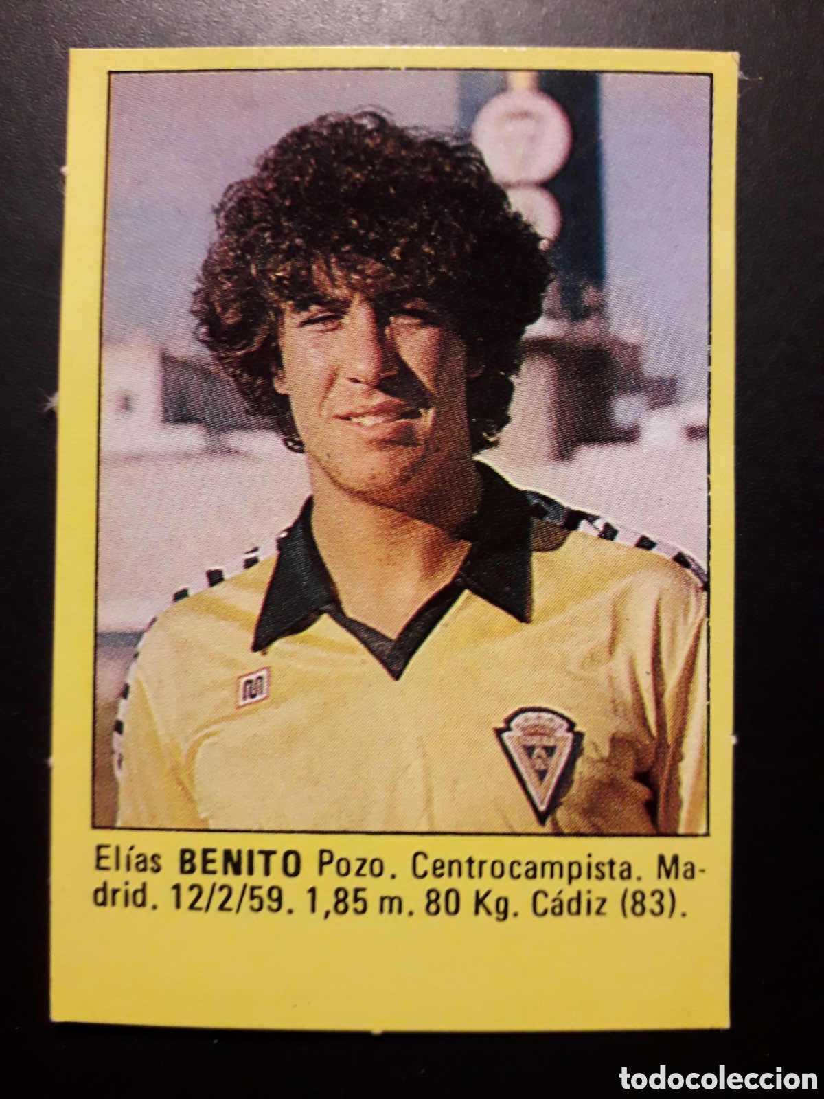 Cromos de f&uacute;tbol: BENITO C&Aacute;DIZ SUPER F&Uacute;TBOL 84 83-84 1983-1984 ROLL&Aacute;N DESPEGADO PEDIDO M&Iacute;NIMO 3&euro;