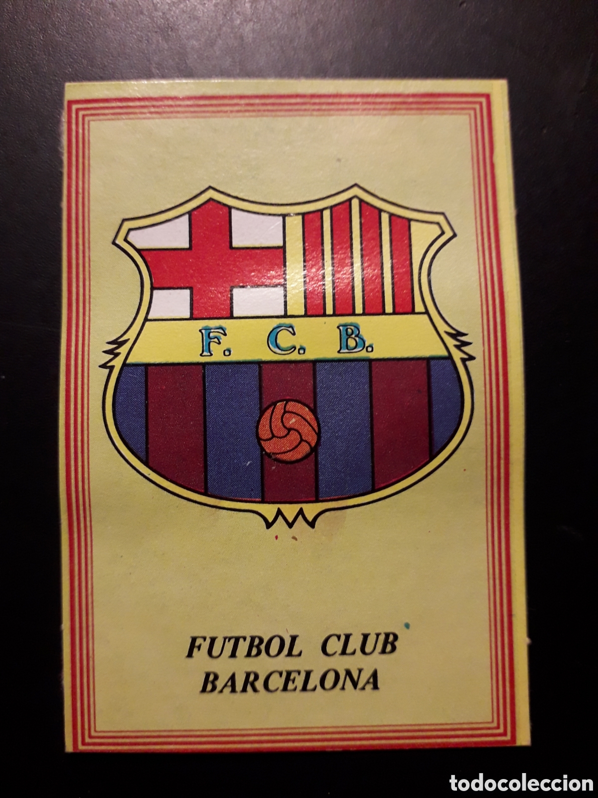 Cromos de f&uacute;tbol: ESCUDO FC BARCELONA SUPER F&Uacute;TBOL 84 83-84 1983-1984 ROLL&Aacute;N DESPEGADO PEDIDO M&Iacute;NIMO 3&euro;