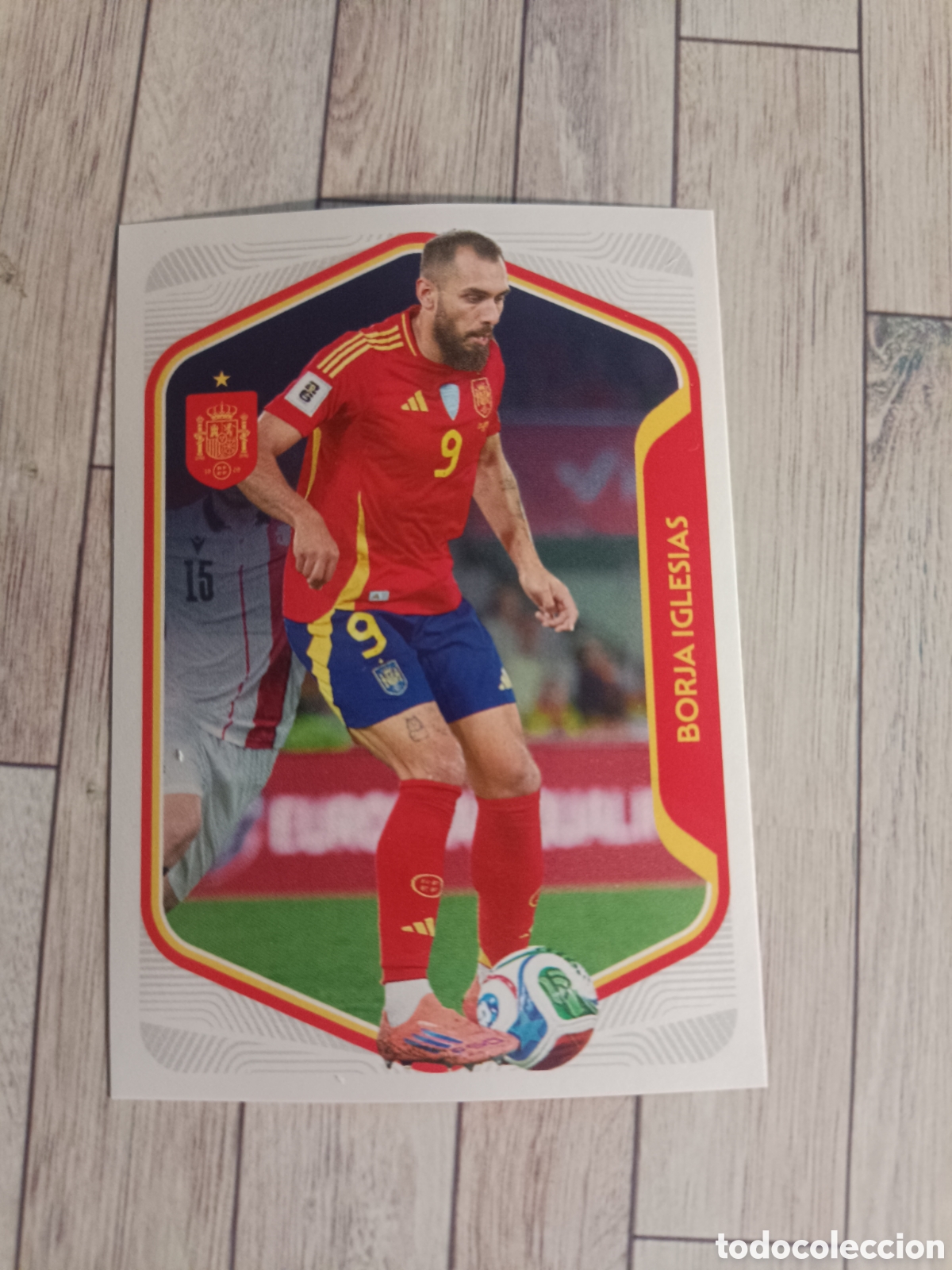Cromos de f&uacute;tbol: 56 BORJA IGLESIAS SELECCION ESPA&Ntilde;OLA ESPA&Ntilde;A MUNDIAL CARREFOUR 26 PANINI 2026