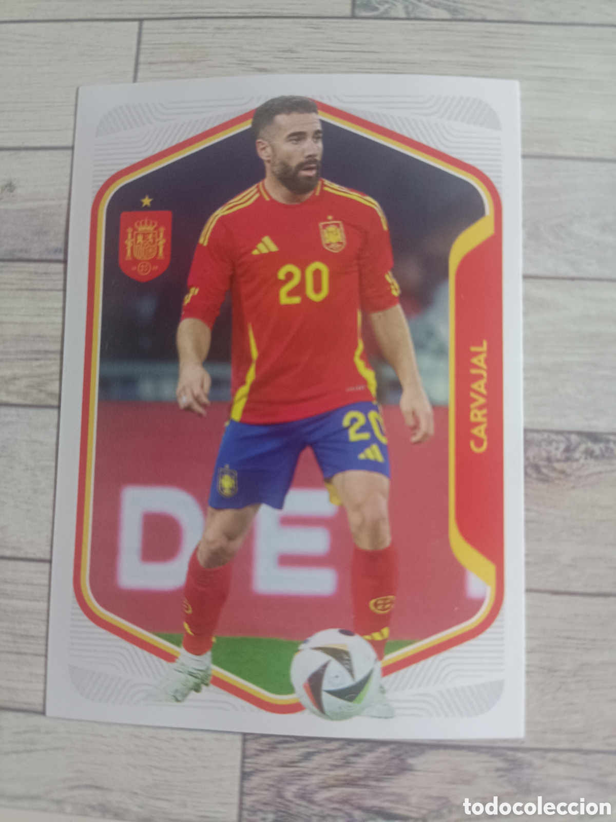 Cromos de f&uacute;tbol: 16 DANI CARVAJAL SELECCION ESPA&Ntilde;OLA ESPA&Ntilde;A MUNDIAL CARREFOUR 26 PANINI 2026
