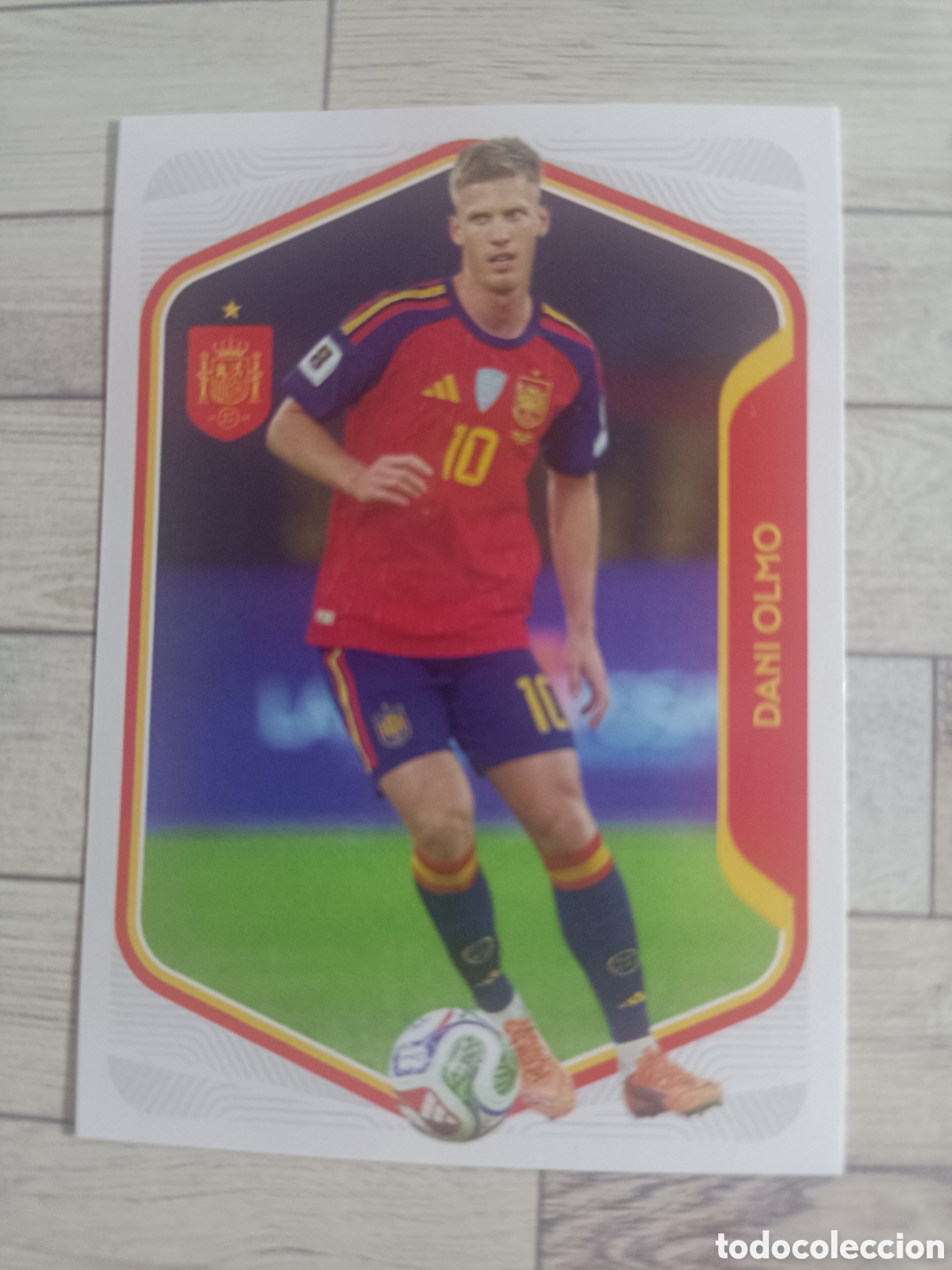 Cromos de f&uacute;tbol: 48 DANI OLMO SELECCION ESPA&Ntilde;OLA ESPA&Ntilde;A MUNDIAL CARREFOUR 26 PANINI 2026