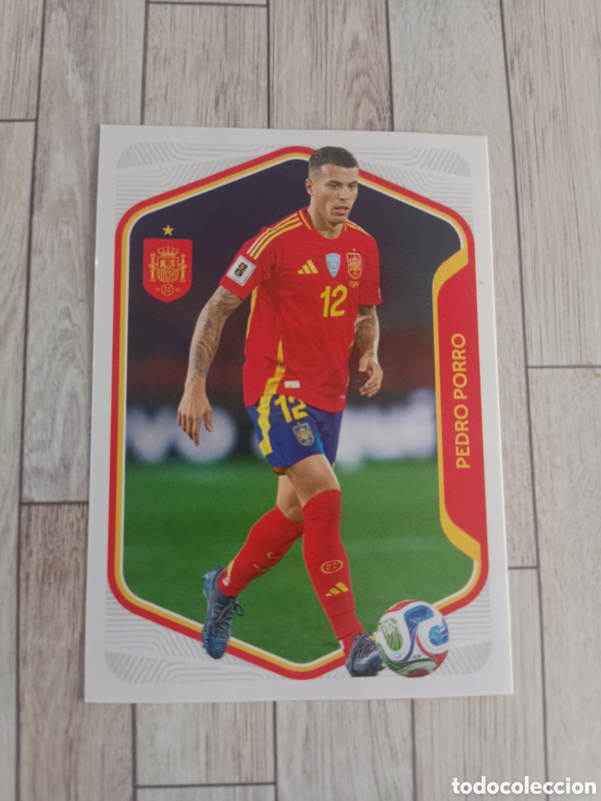 Cromos de f&uacute;tbol: 14 PEDRO PORRO SELECCION ESPA&Ntilde;OLA ESPA&Ntilde;A MUNDIAL CARREFOUR 26 PANINI 2026