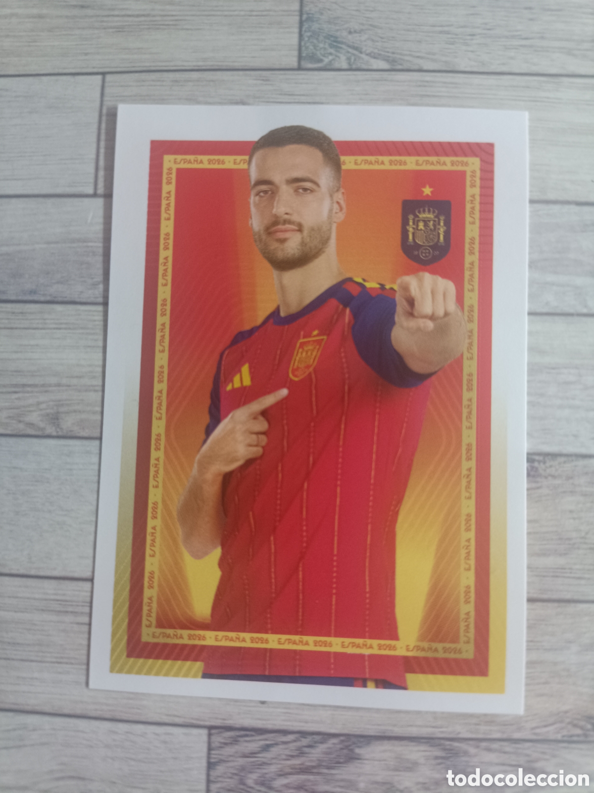 Cromos de f&uacute;tbol: 41 MIKEL MERINO SELECCION ESPA&Ntilde;OLA ESPA&Ntilde;A MUNDIAL CARREFOUR 26 PANINI 2026