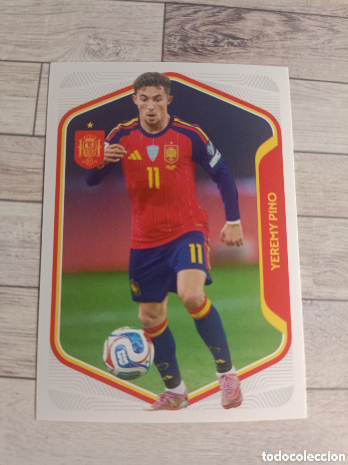 Cromos de f&uacute;tbol: 58 YEREMI PINO SELECCION ESPA&Ntilde;OLA ESPA&Ntilde;A MUNDIAL CARREFOUR 26 PANINI 2026