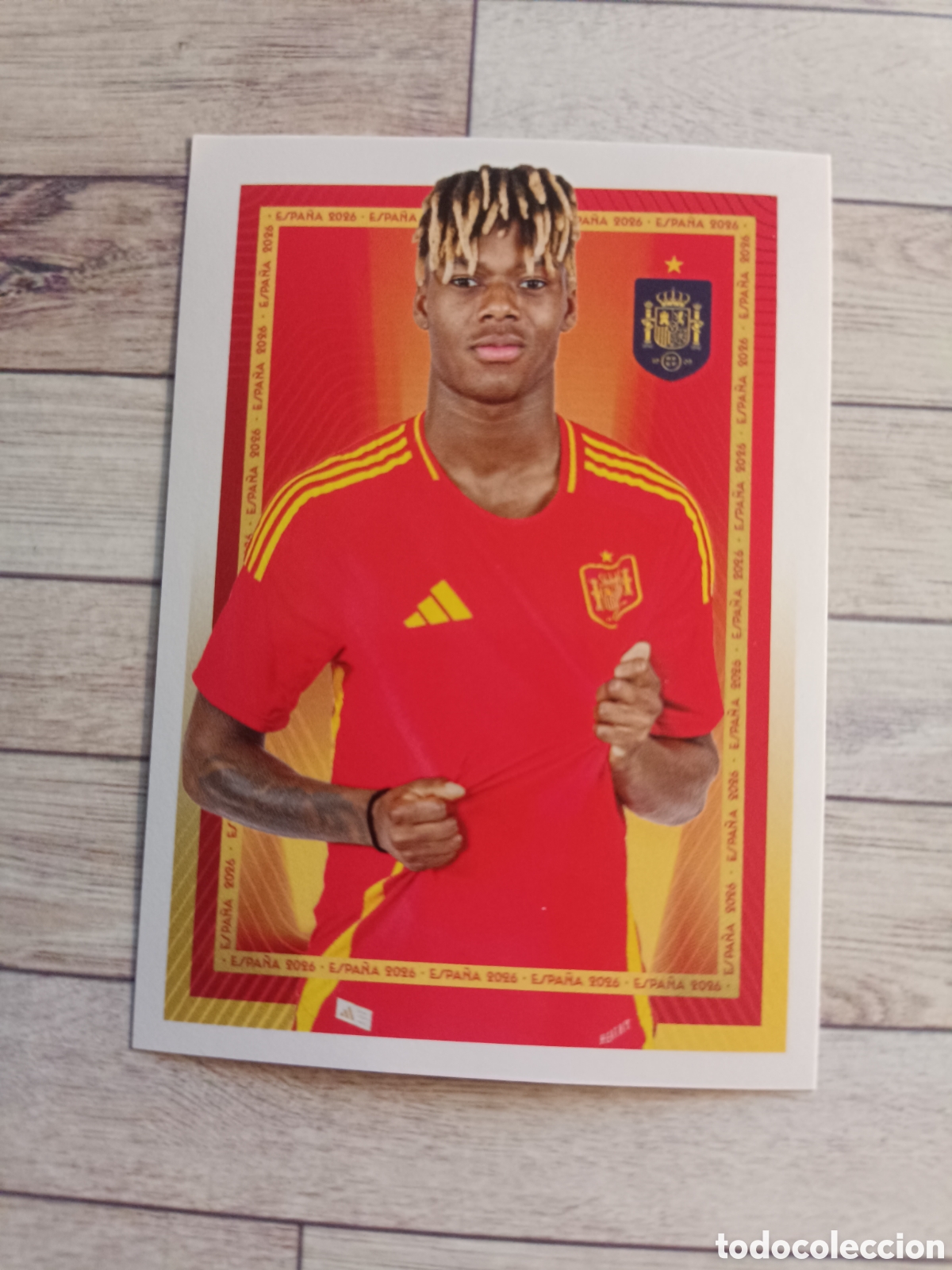 Cromos de f&uacute;tbol: 59 NICO WILLIAMS SELECCION ESPA&Ntilde;OLA ESPA&Ntilde;A MUNDIAL CARREFOUR 26 PANINI 2026