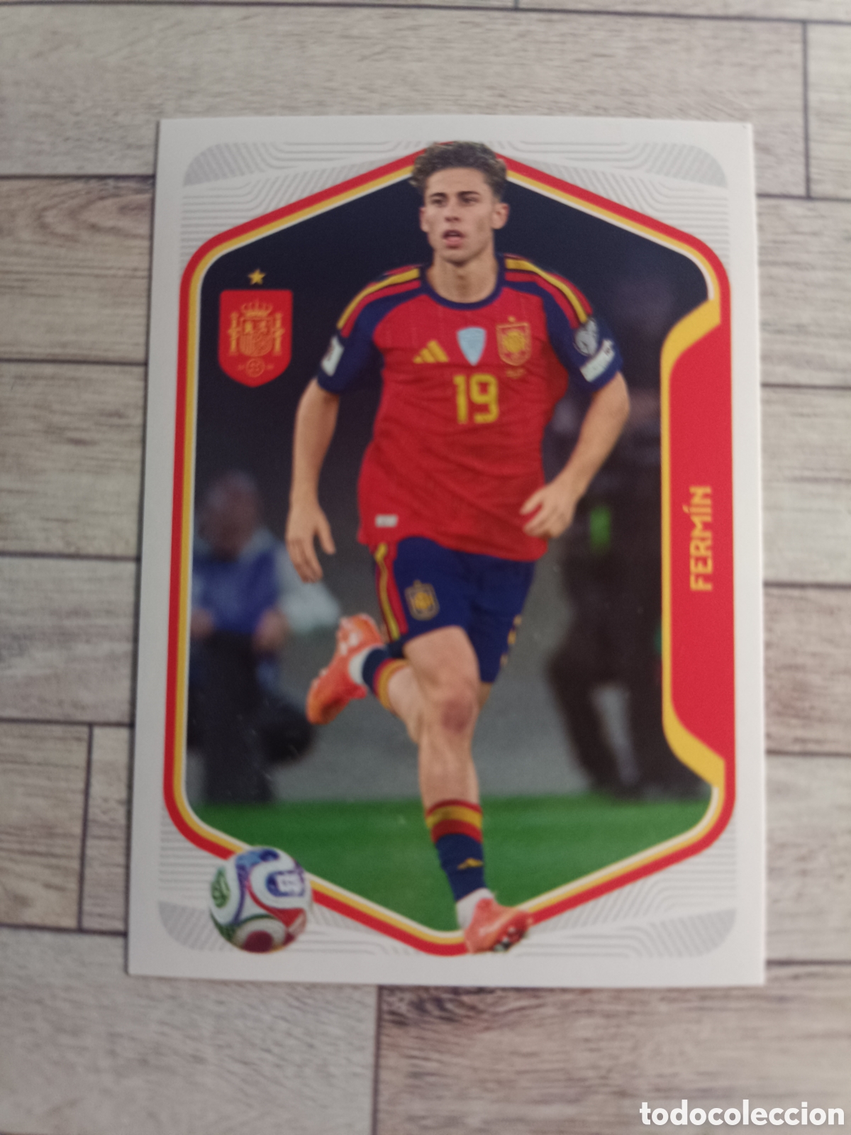 Cromos de f&uacute;tbol: 46 FERMIN SELECCION ESPA&Ntilde;OLA ESPA&Ntilde;A MUNDIAL CARREFOUR 26 PANINI 2026