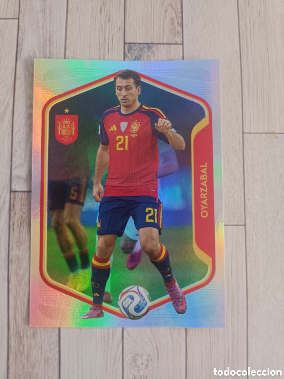 Cromos de f&uacute;tbol: 52 OYARZABAL SELECCION ESPA&Ntilde;OLA ESPA&Ntilde;A MUNDIAL CARREFOUR 26 PANINI 2026