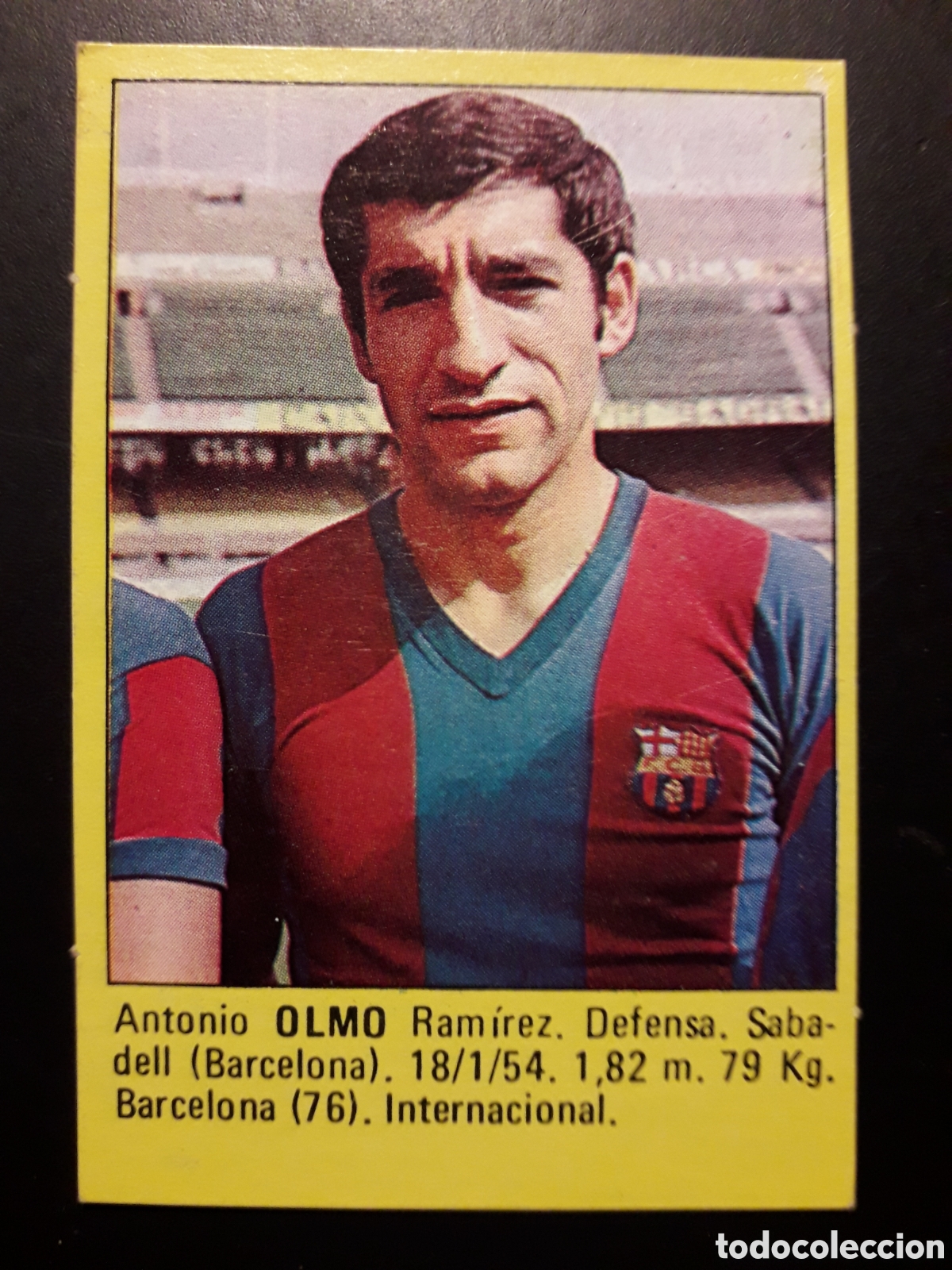 Cromos de f&uacute;tbol: OLMO FC BARCELONA SUPER F&Uacute;TBOL 84 83-84 1983-1984 ROLL&Aacute;N DESPEGADO PEDIDO M&Iacute;NIMO 3&euro;