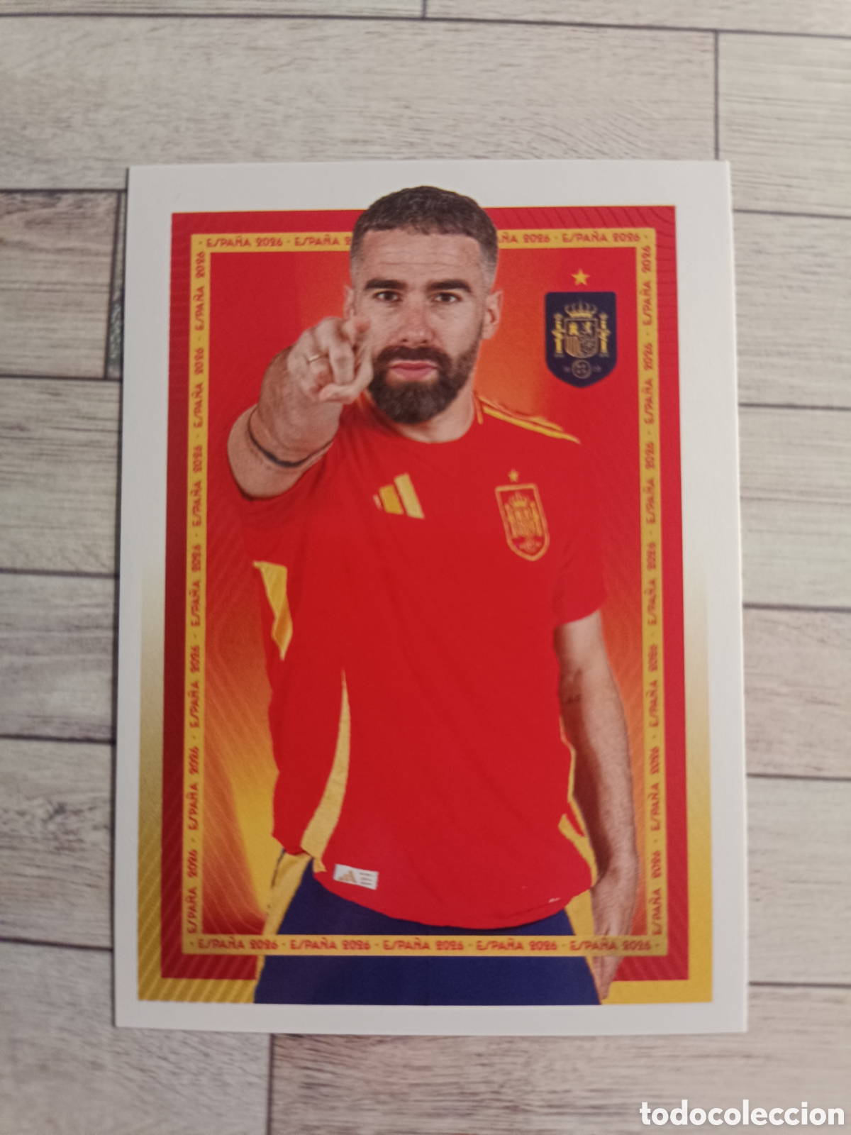 Cromos de f&uacute;tbol: 15 CARVAJAL SELECCION ESPA&Ntilde;OLA ESPA&Ntilde;A MUNDIAL CARREFOUR 26 PANINI 2026