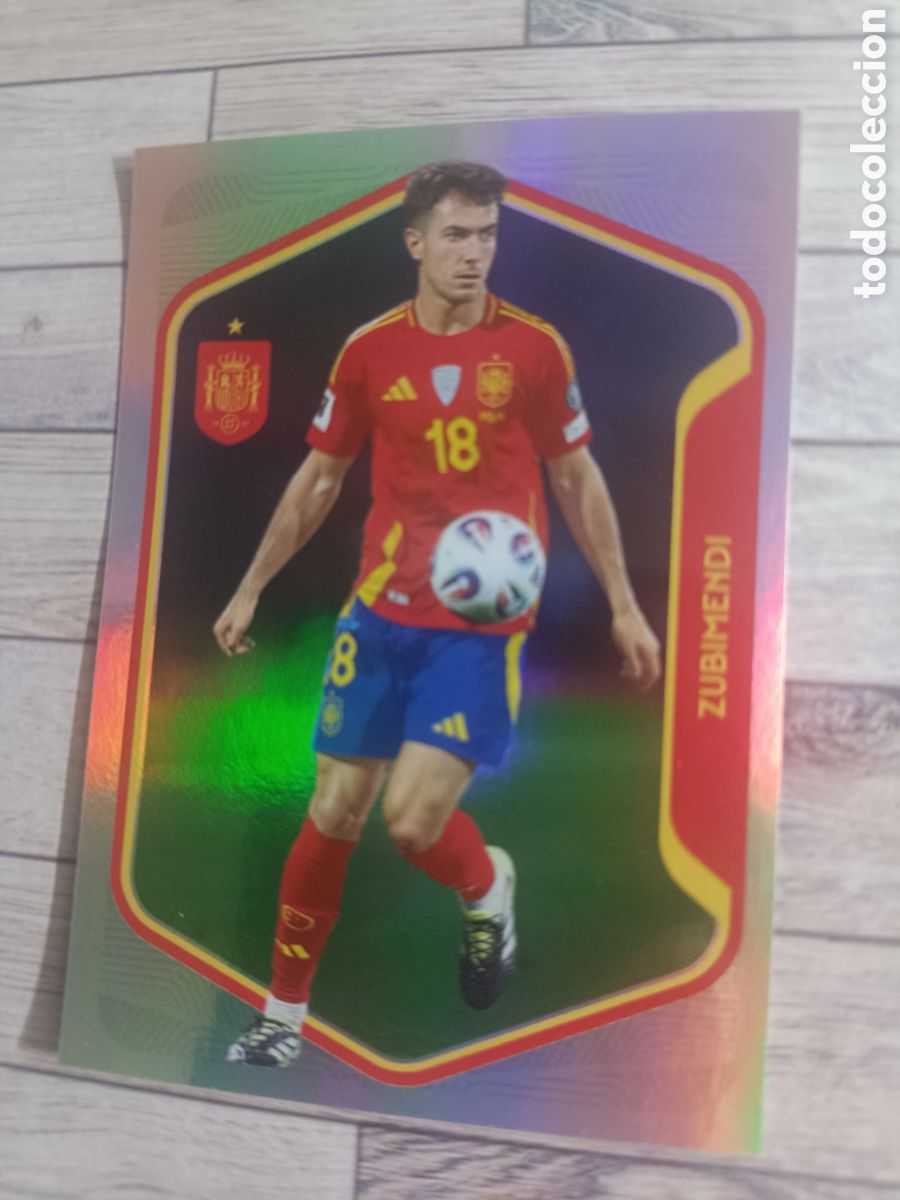 Cromos de f&uacute;tbol: 34 ZUBIMENDI SELECCION ESPA&Ntilde;OLA ESPA&Ntilde;A MUNDIAL CARREFOUR 26 PANINI 2026