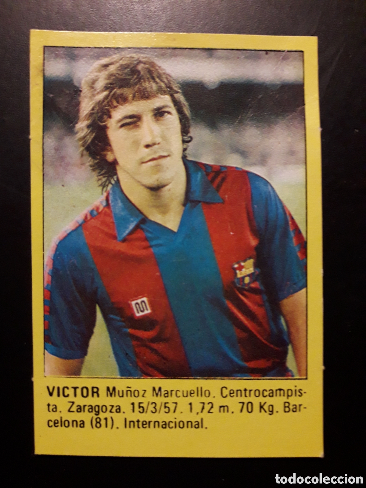 Cromos de f&uacute;tbol: V&Iacute;CTOR FC BARCELONA SUPER F&Uacute;TBOL 84 83-84 1983-1984 ROLL&Aacute;N DESPEGADO PEDIDO M&Iacute;NIMO 3&euro;