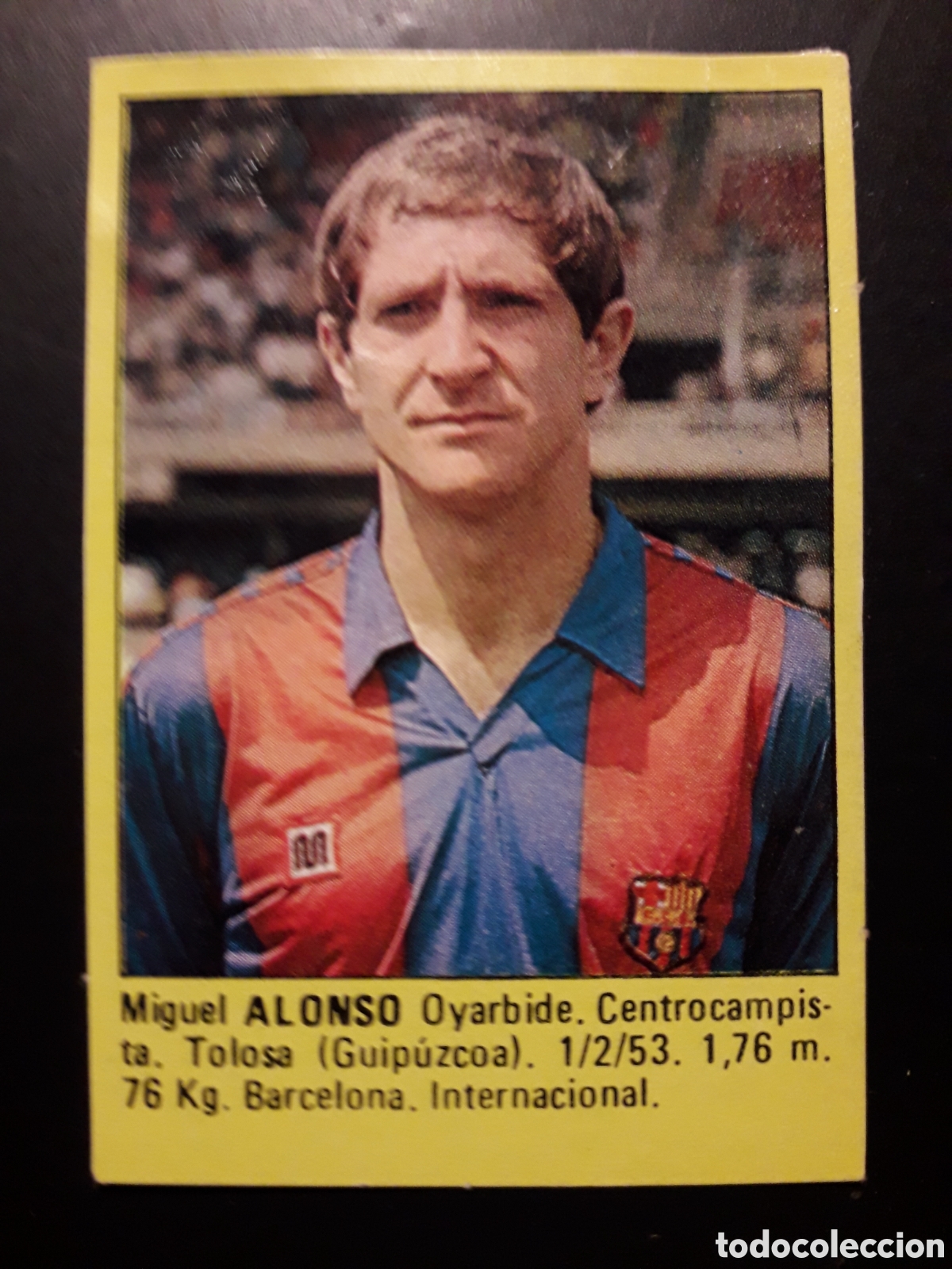 Cromos de f&uacute;tbol: ALONSO FC BARCELONA SUPER F&Uacute;TBOL 84 83-84 1983-1984 ROLL&Aacute;N DESPEGADO PEDIDO M&Iacute;NIMO 3&euro;