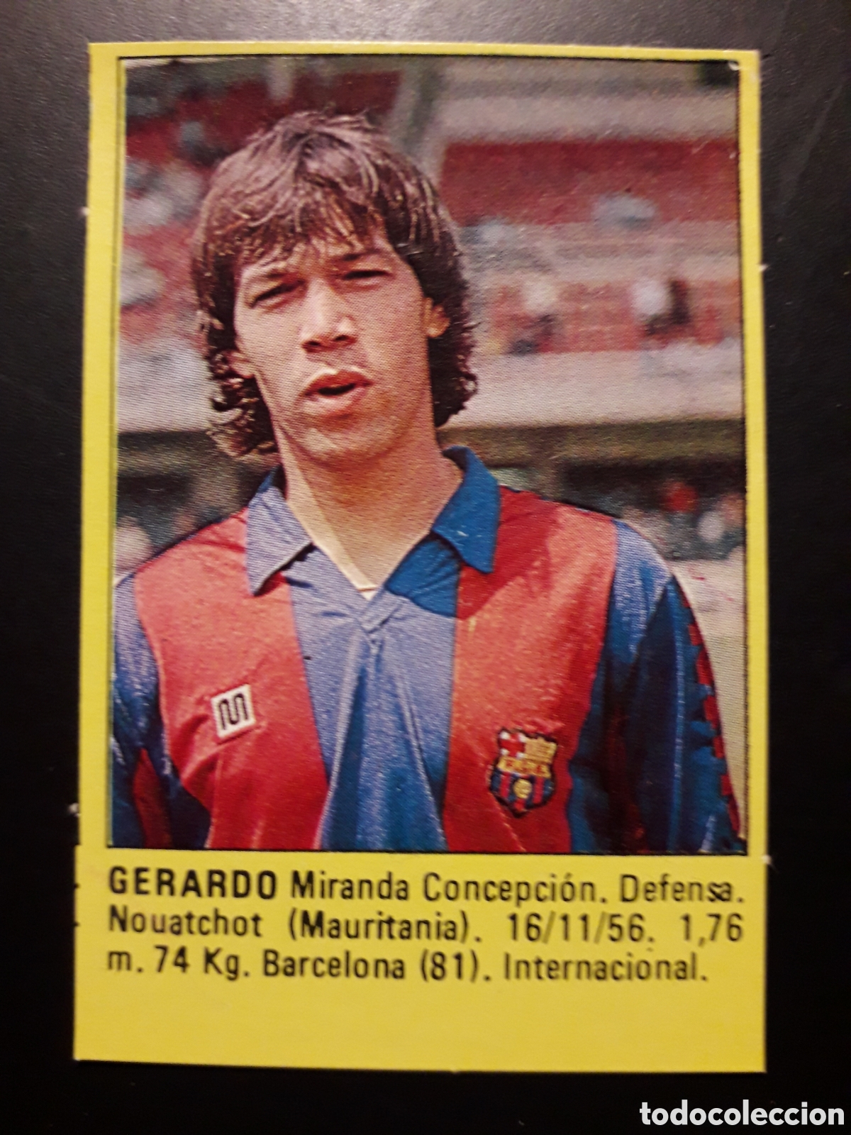 Cromos de f&uacute;tbol: GERARDO FC BARCELONA SUPER F&Uacute;TBOL 84 83-84 1983-1984 ROLL&Aacute;N DESPEGADO PEDIDO M&Iacute;NIMO 3&euro;
