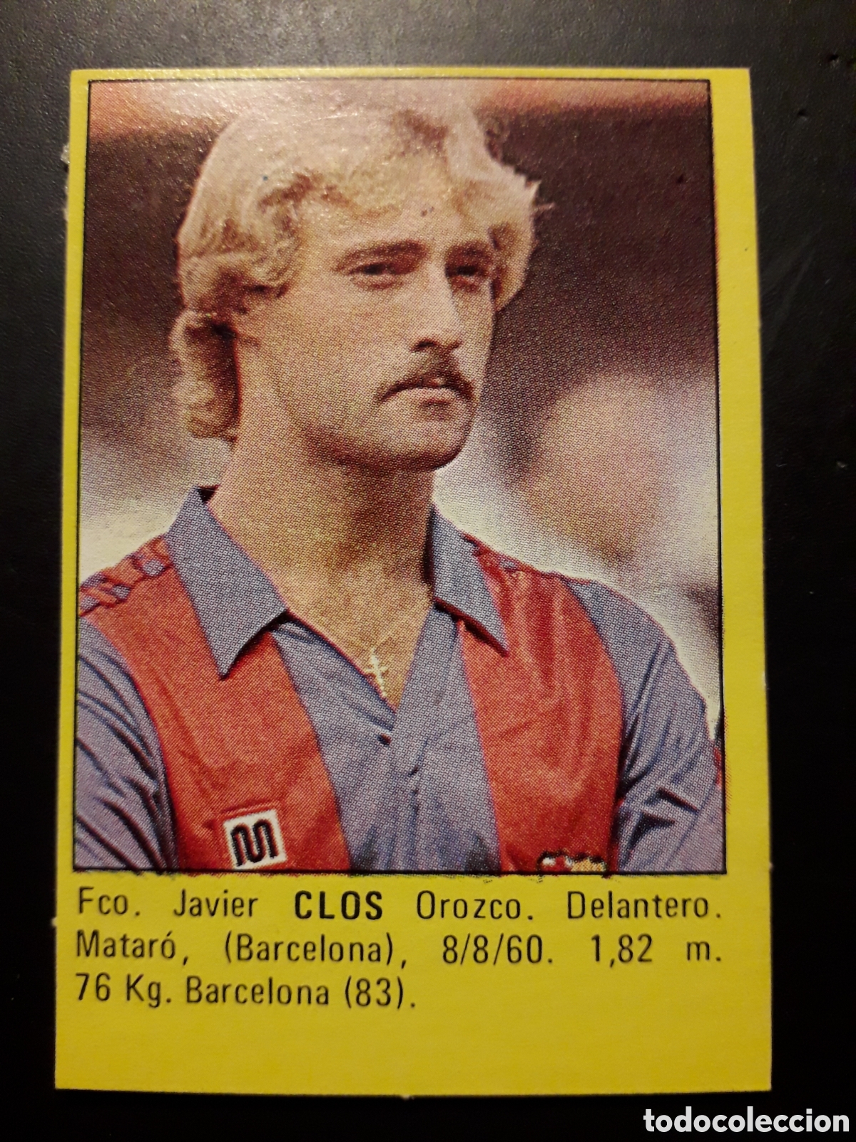 Cromos de f&uacute;tbol: CLOS FC BARCELONA SUPER F&Uacute;TBOL 84 83-84 1983-1984 ROLL&Aacute;N DESPEGADO PEDIDO M&Iacute;NIMO 3&euro;
