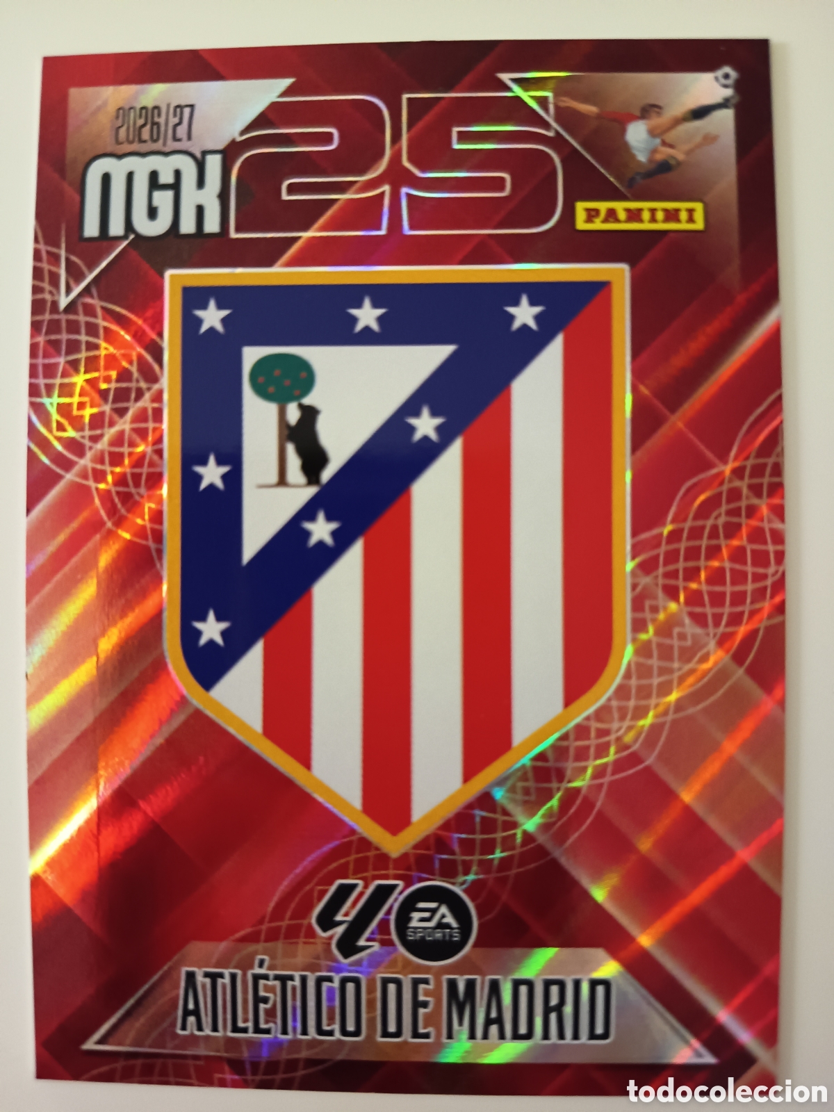 Cromos de f&uacute;tbol: 55 ATLETICO de Madrid megacracks 2026-2027