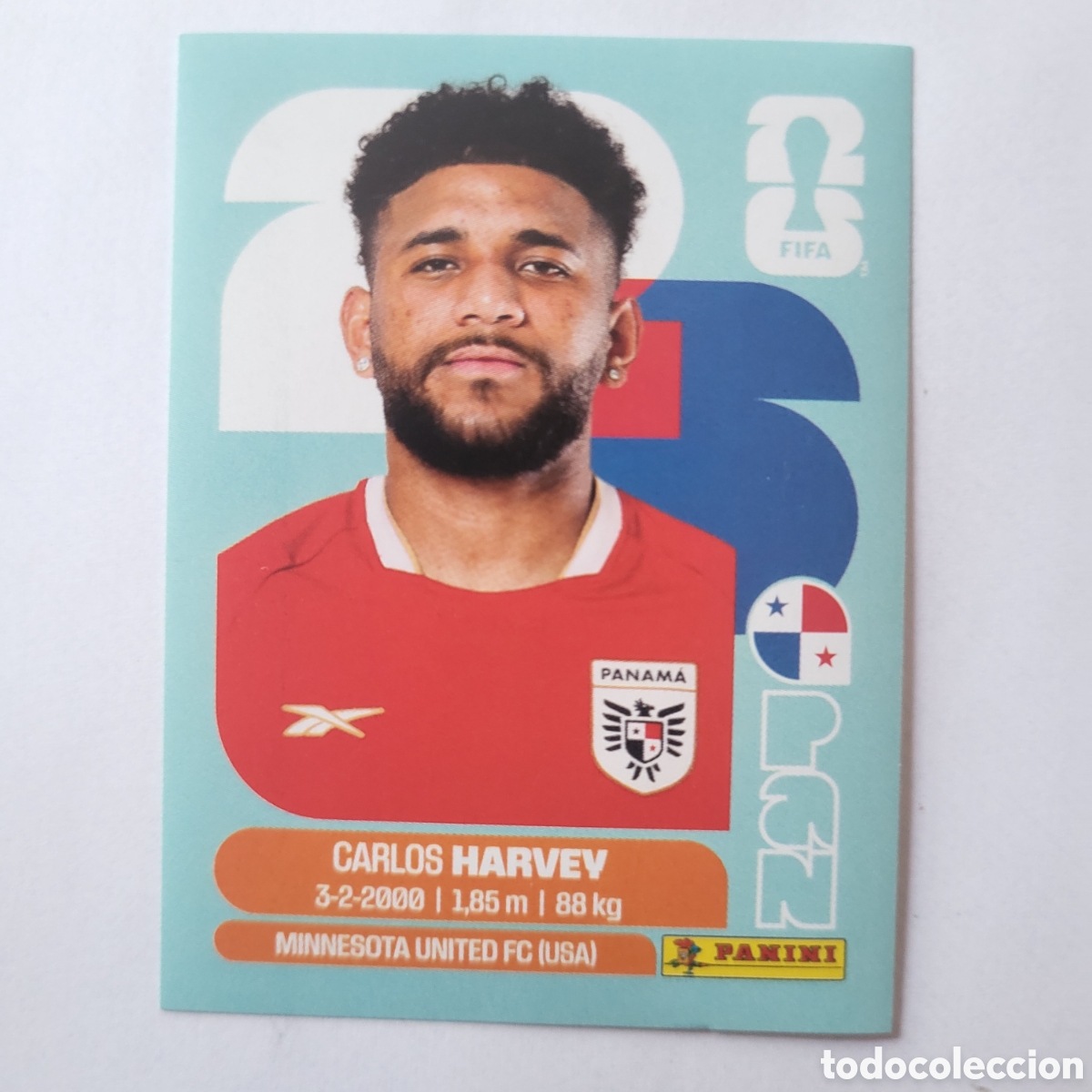 Cromos de Futebol: PAN 15 Carlos Harvey [Sticker] / FIFA World Cup 2026
