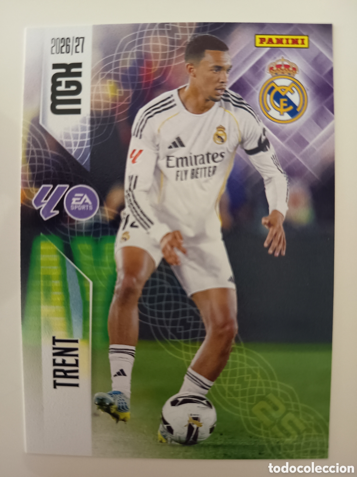 Cromos de f&uacute;tbol: 220 Trent real Madrid megacracks 2026-2027