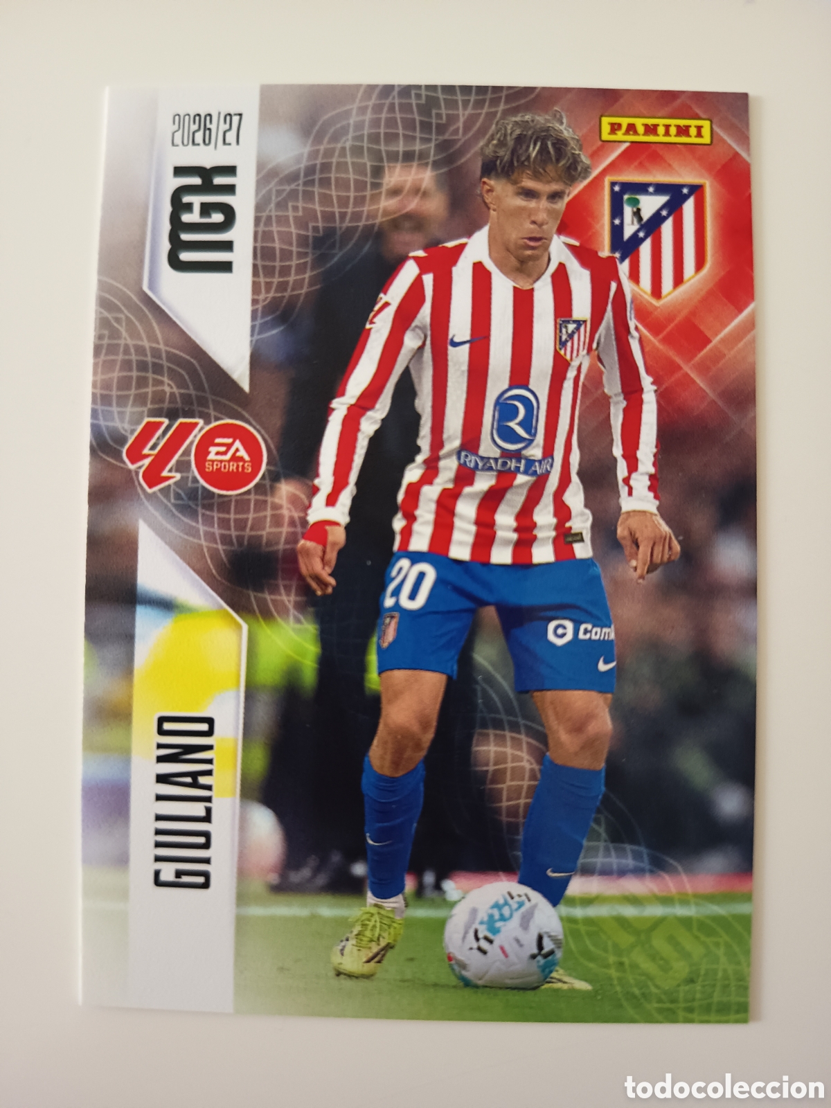 Cromos de f&uacute;tbol: 69 Giuliano At. Madrid megacracks 2026-2027
