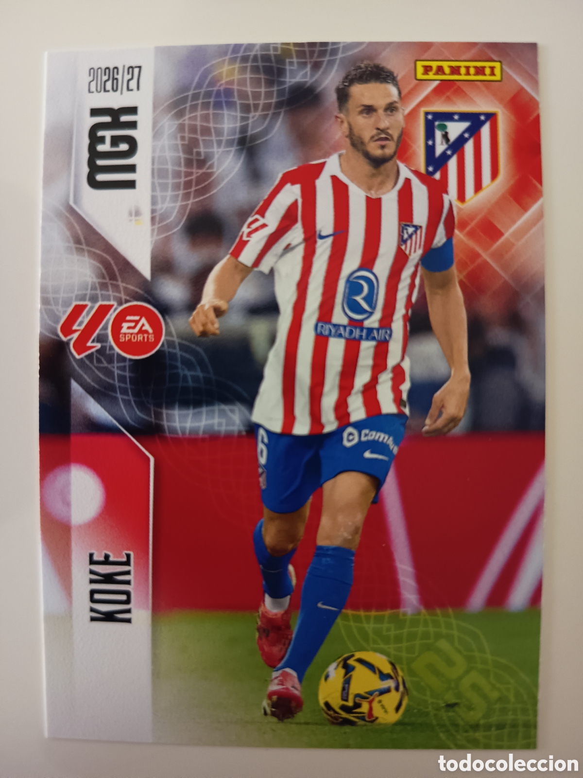 Cromos de f&uacute;tbol: 64 Koke At. Madrid megacracks 2026-2027