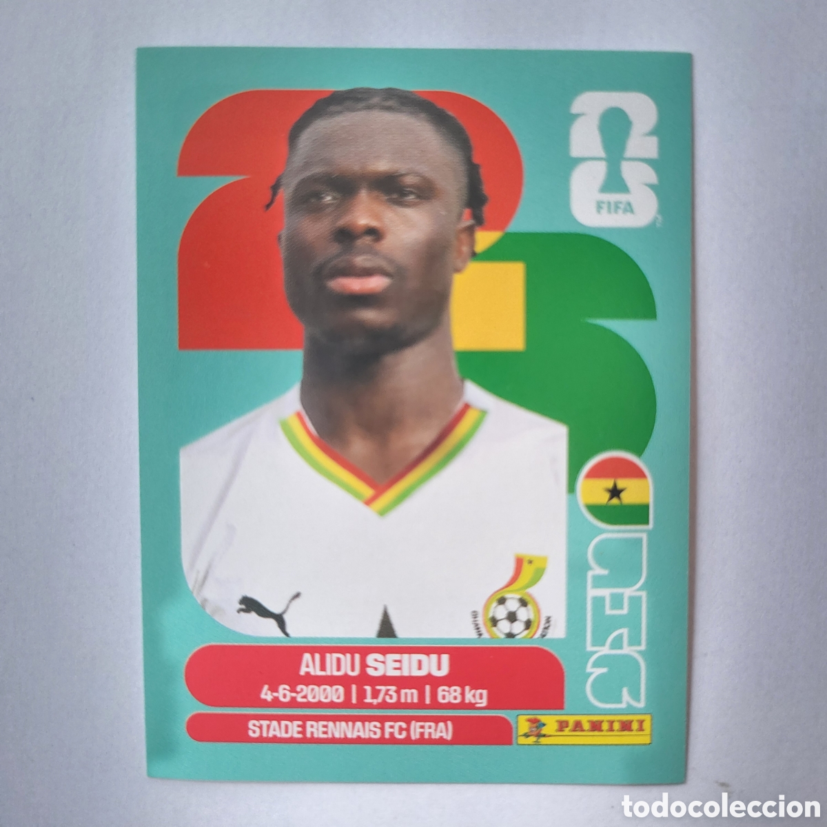 Cromos de f&uacute;tbol: GHA 5 Aliou Seidu [Sticker] / FIFA World Cup 2026