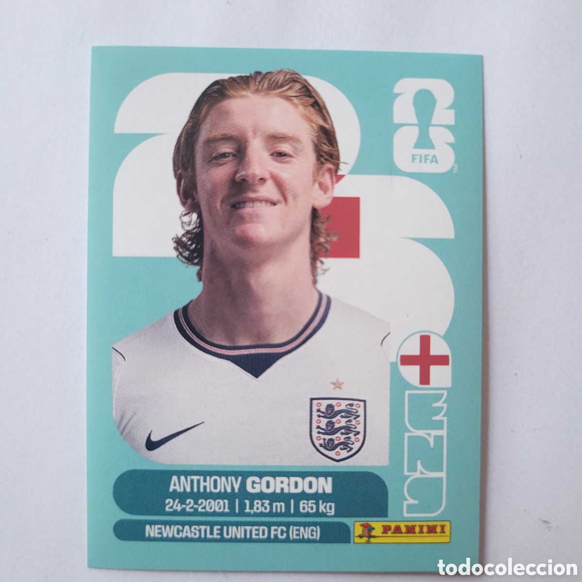 Cromos de f&uacute;tbol: ENG 15 Anthony Gordon [Sticker] / FIFA World Cup 2026