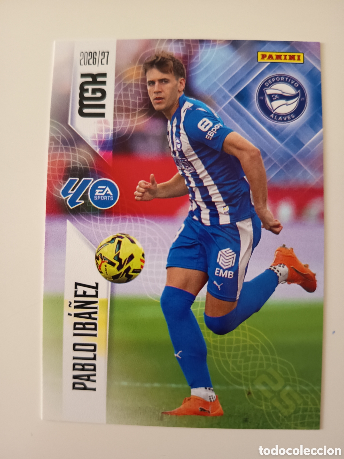Cromos de f&uacute;tbol: 31 Pablo Ib&aacute;&ntilde;ez Alav&eacute;s megacracks 2026-2027